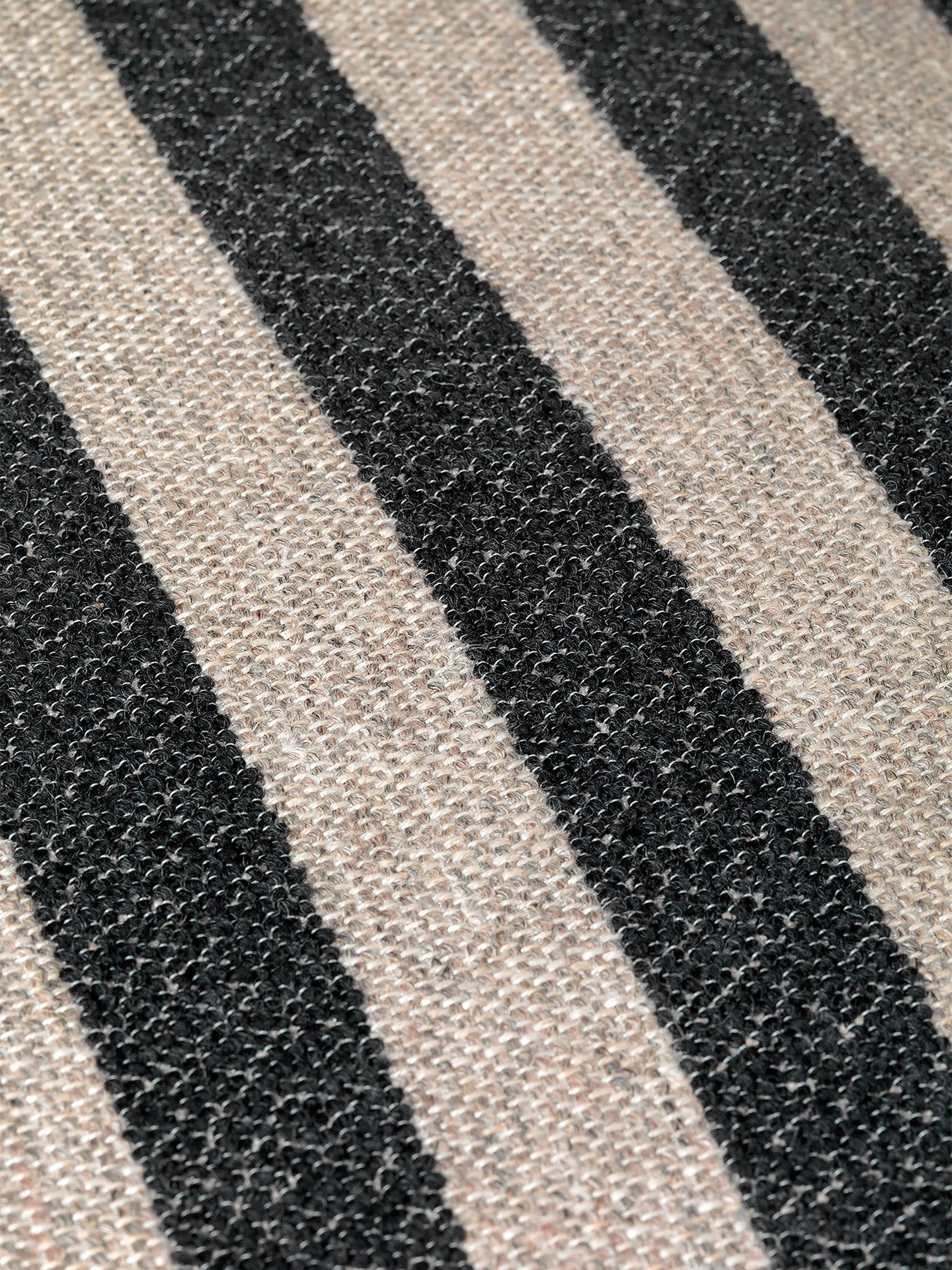 Sofa modułowa CATENA Louisiana - element końcowy otwarty prawostronny czarny z piaskowym