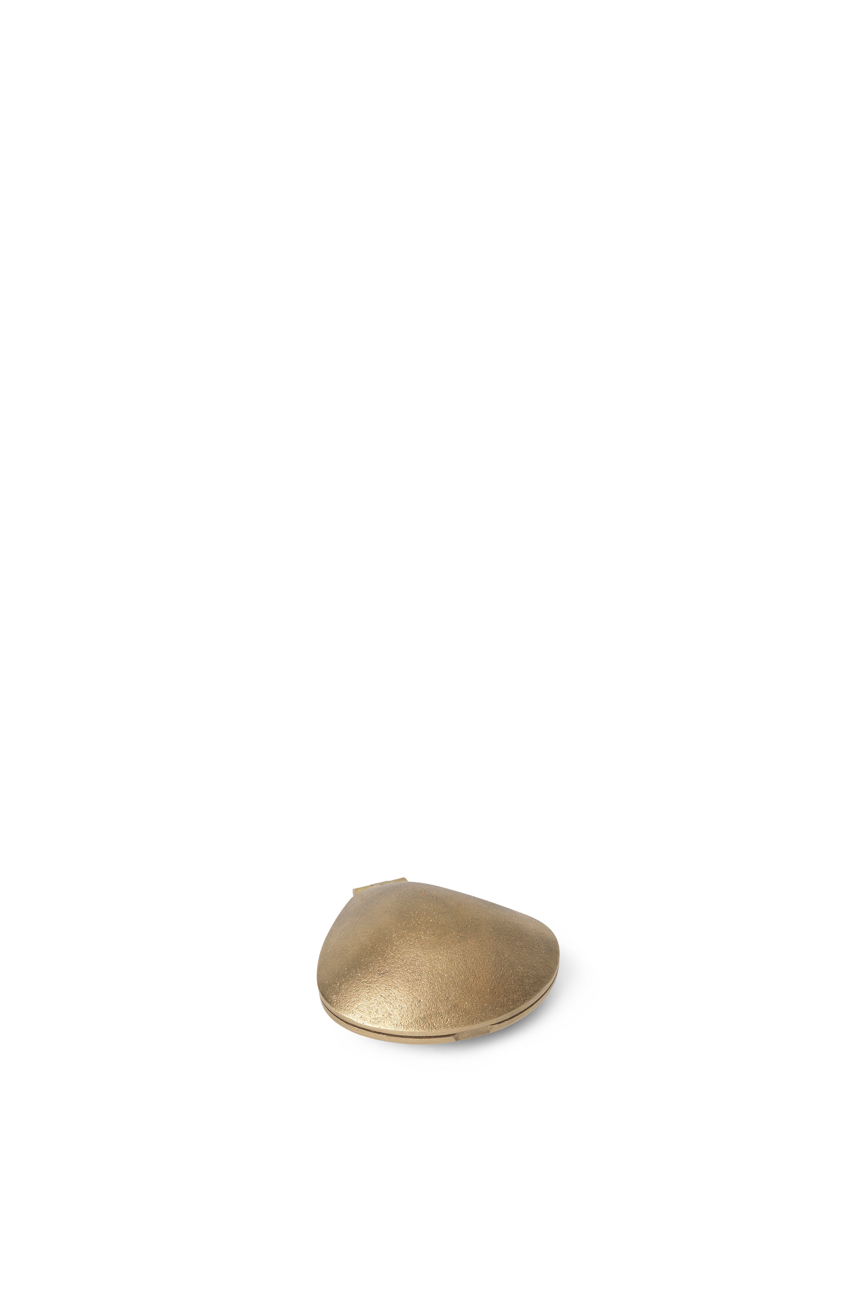 CLAM brass candlestick