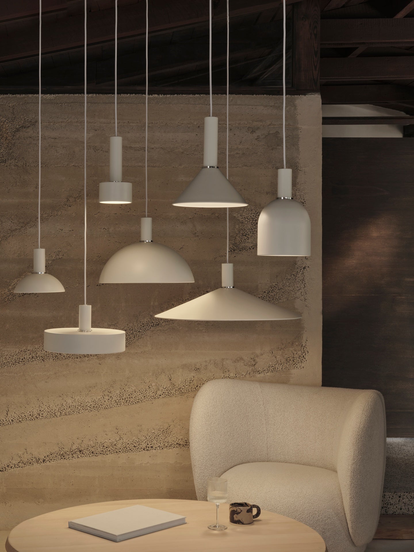 Lampa wisząca COLLECT biały