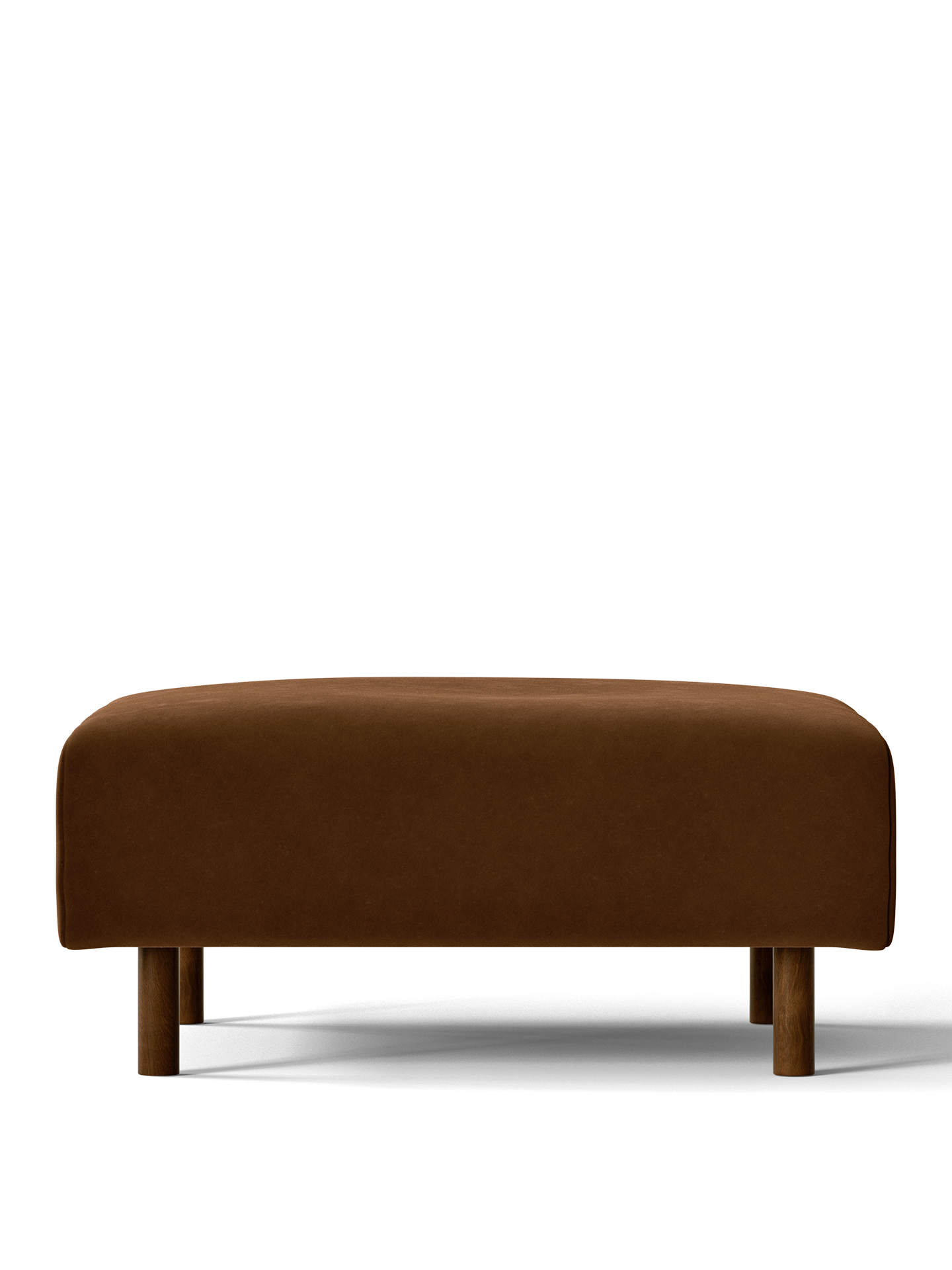 Sofa modułowa DASE - puf Rich Velvet brązowy