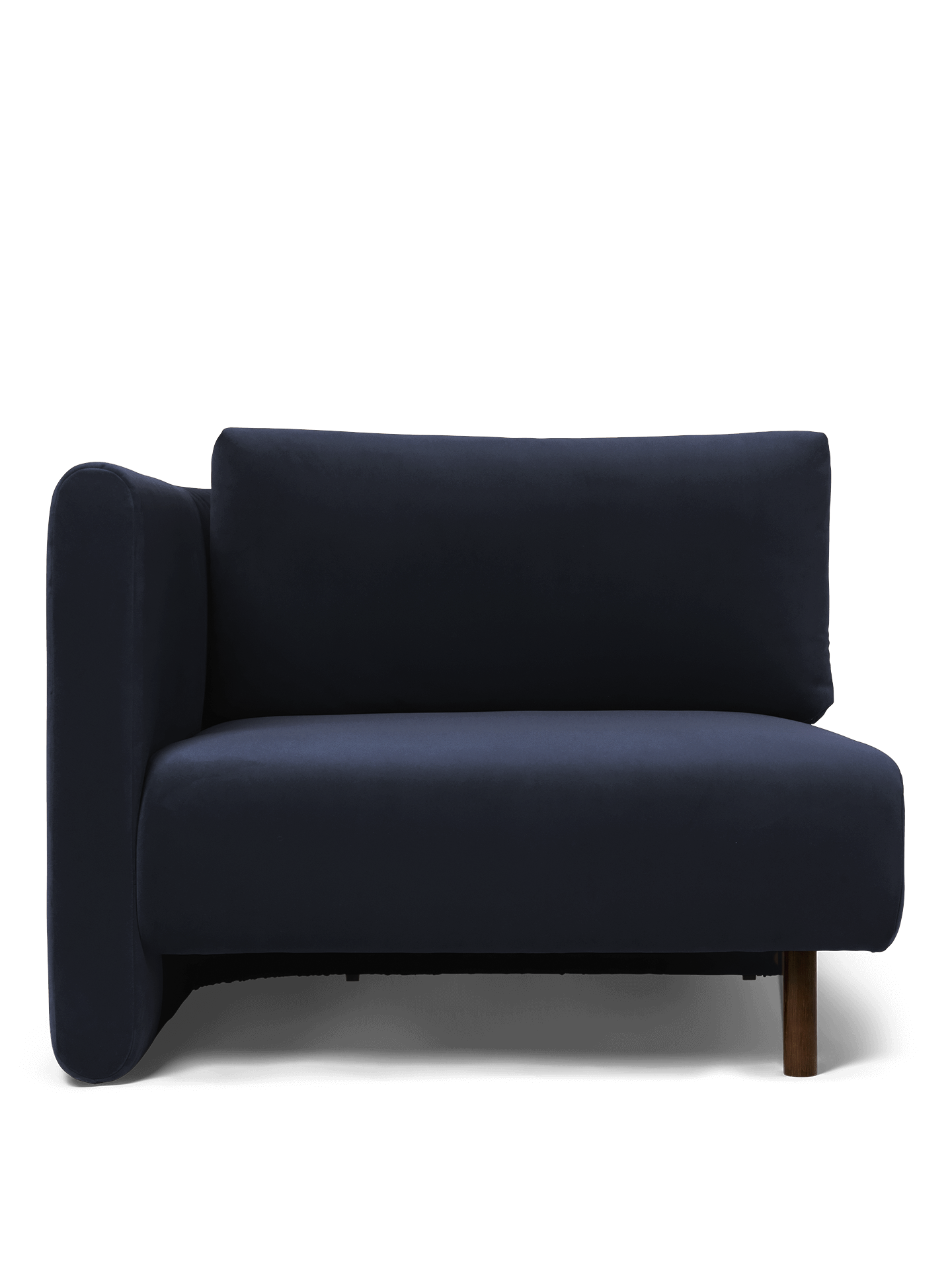Sofa modułowa DASE - element lewostronny Rich Velvet granatowy