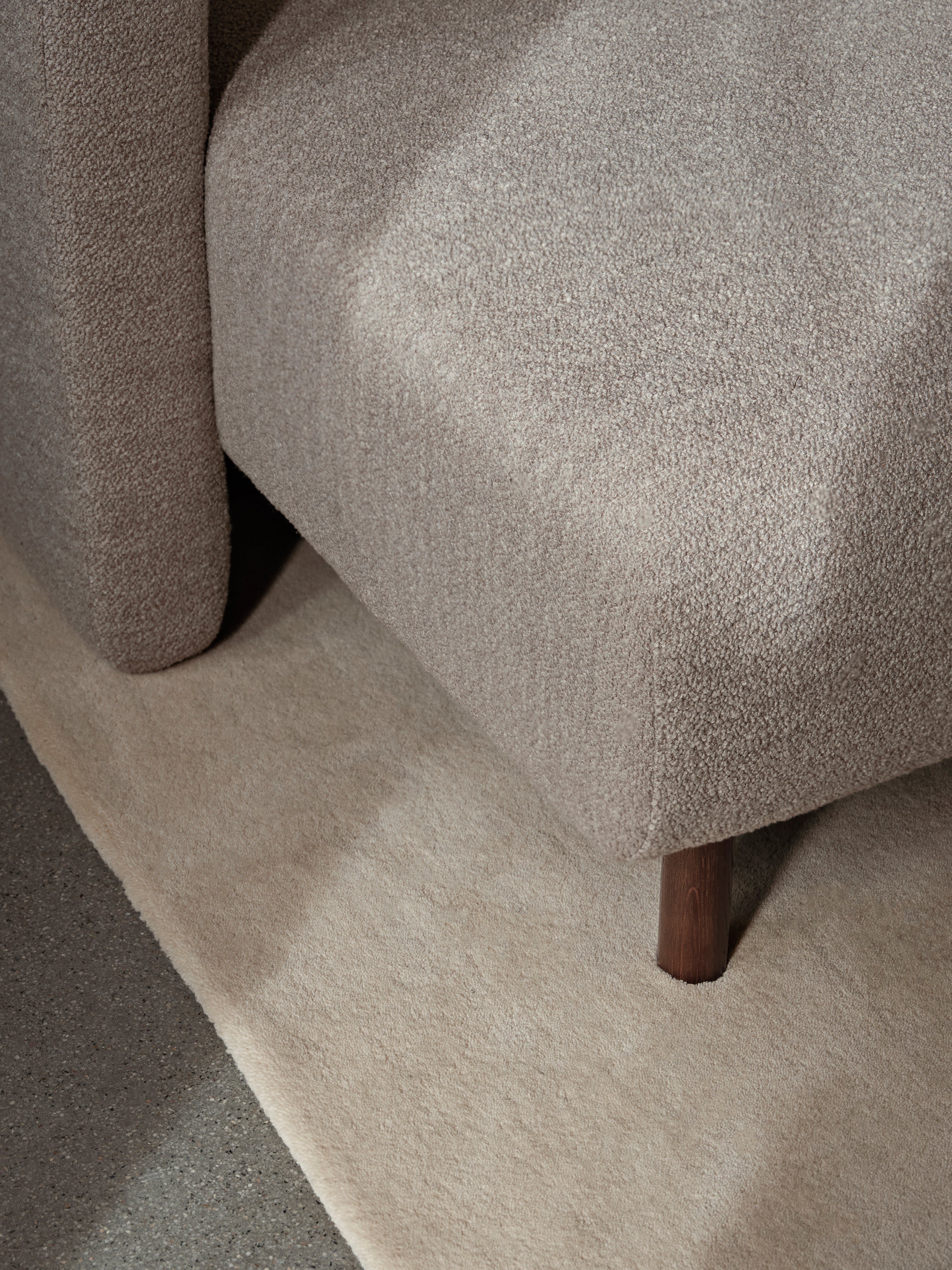 Sofa modułowa DASE - szezlong prawostronny Cotton Linen beżowy