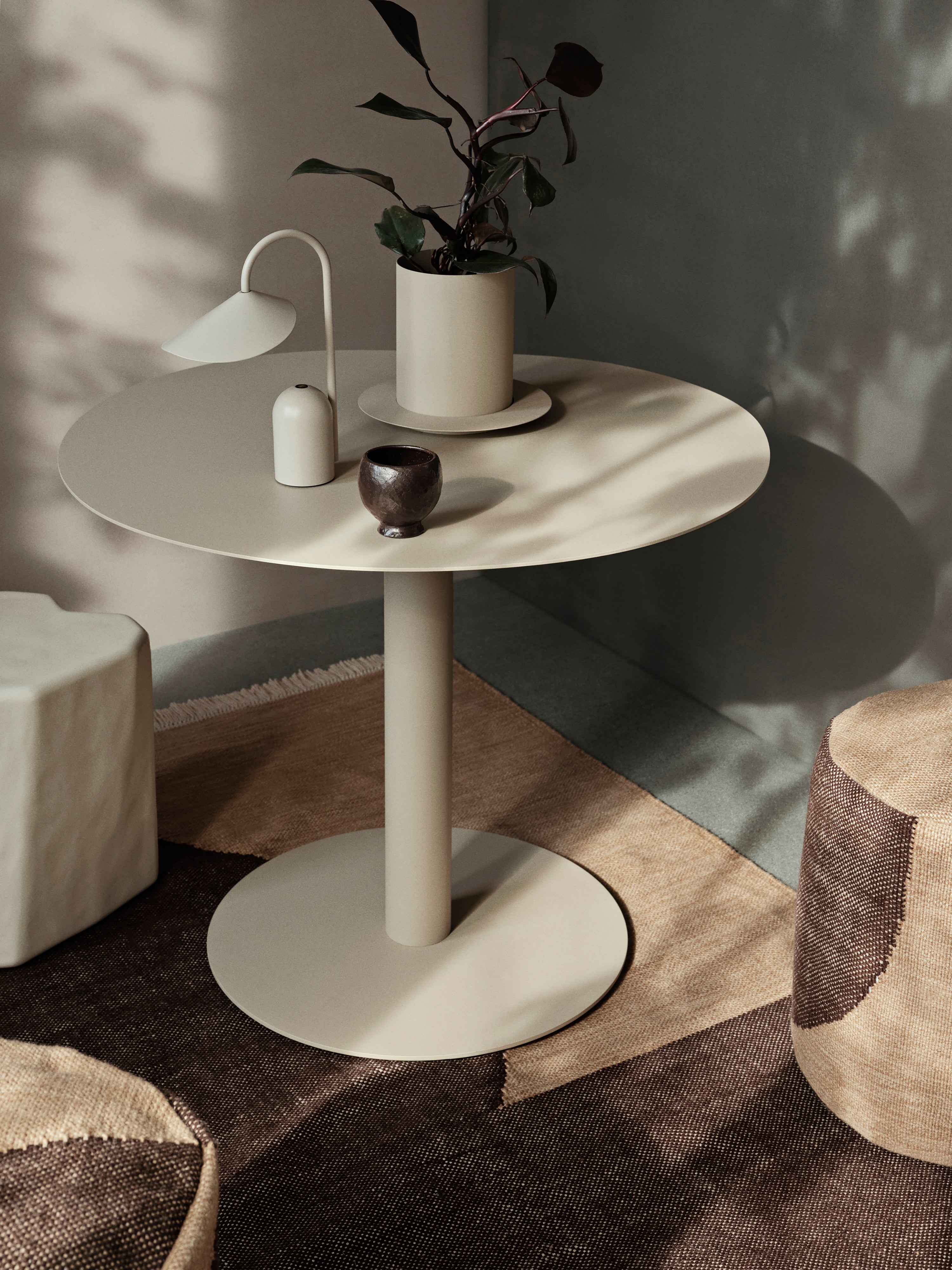 AURAN Blumentopf beige 