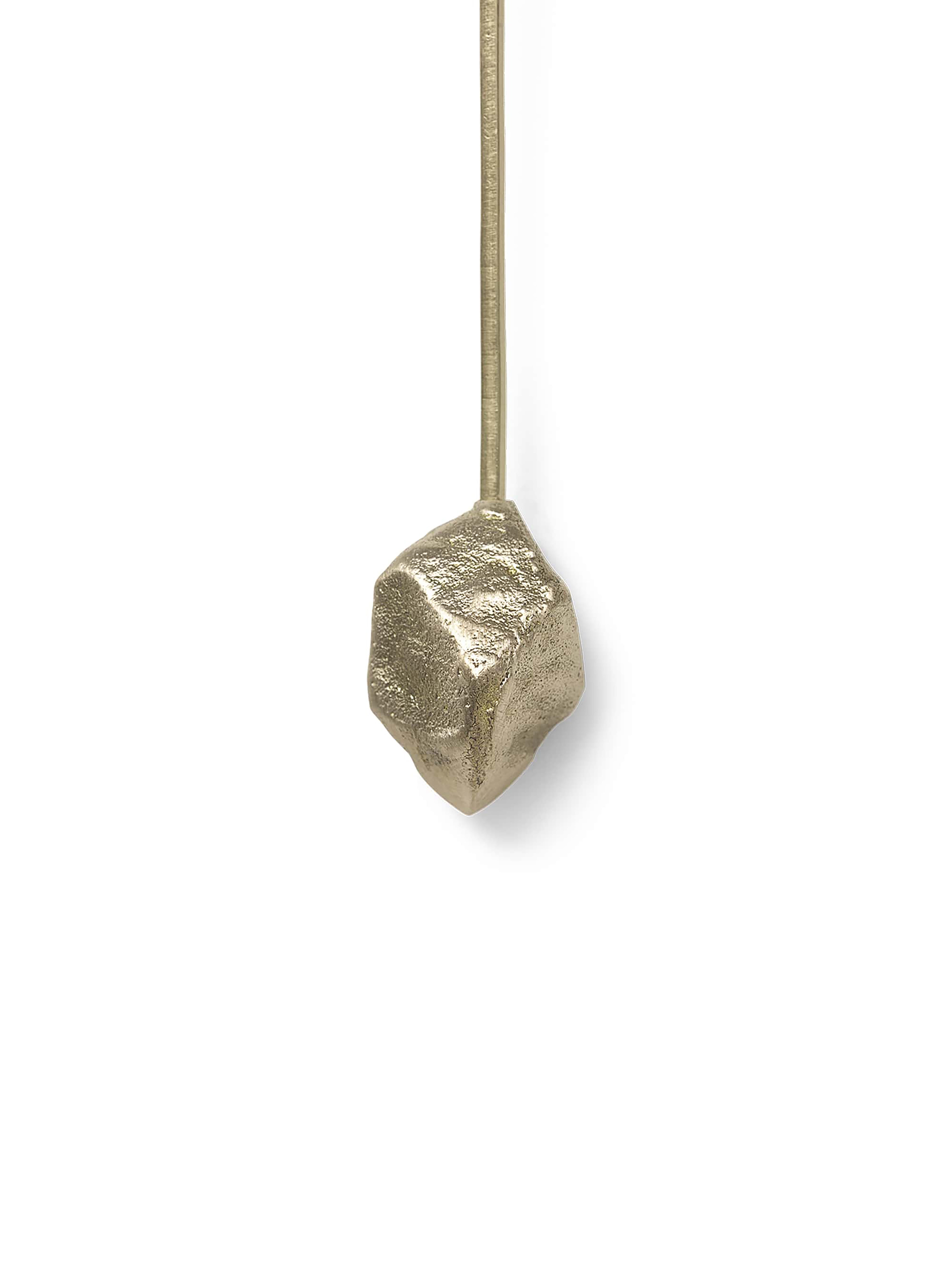 Zestaw świeczników choinkowych STONE mosiężny