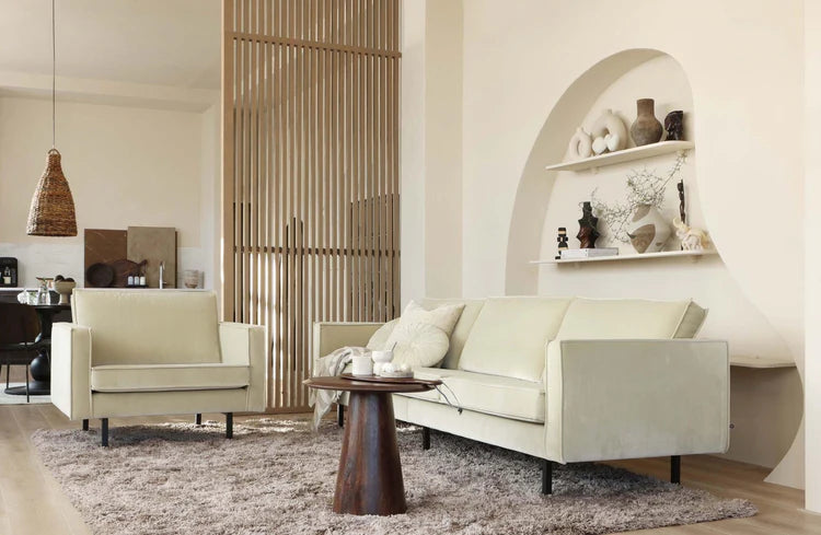 Rodeo Classic Khaki Velvet Sessel
