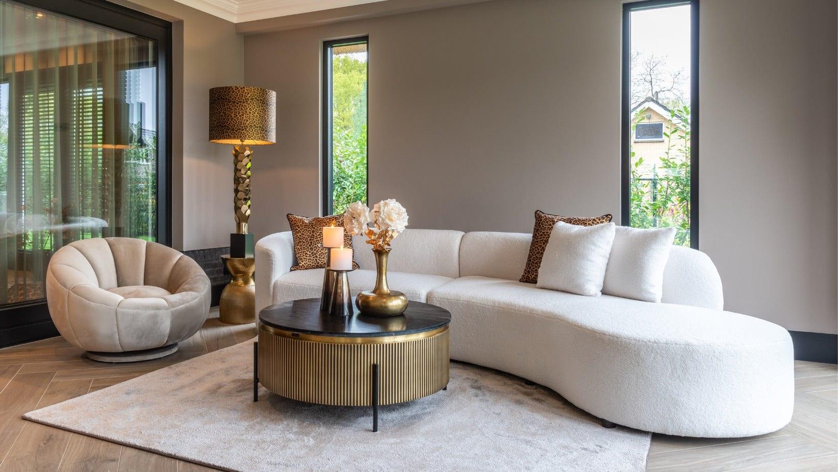 Fotel obrotowy KENDALL biały – Richmond Interiors