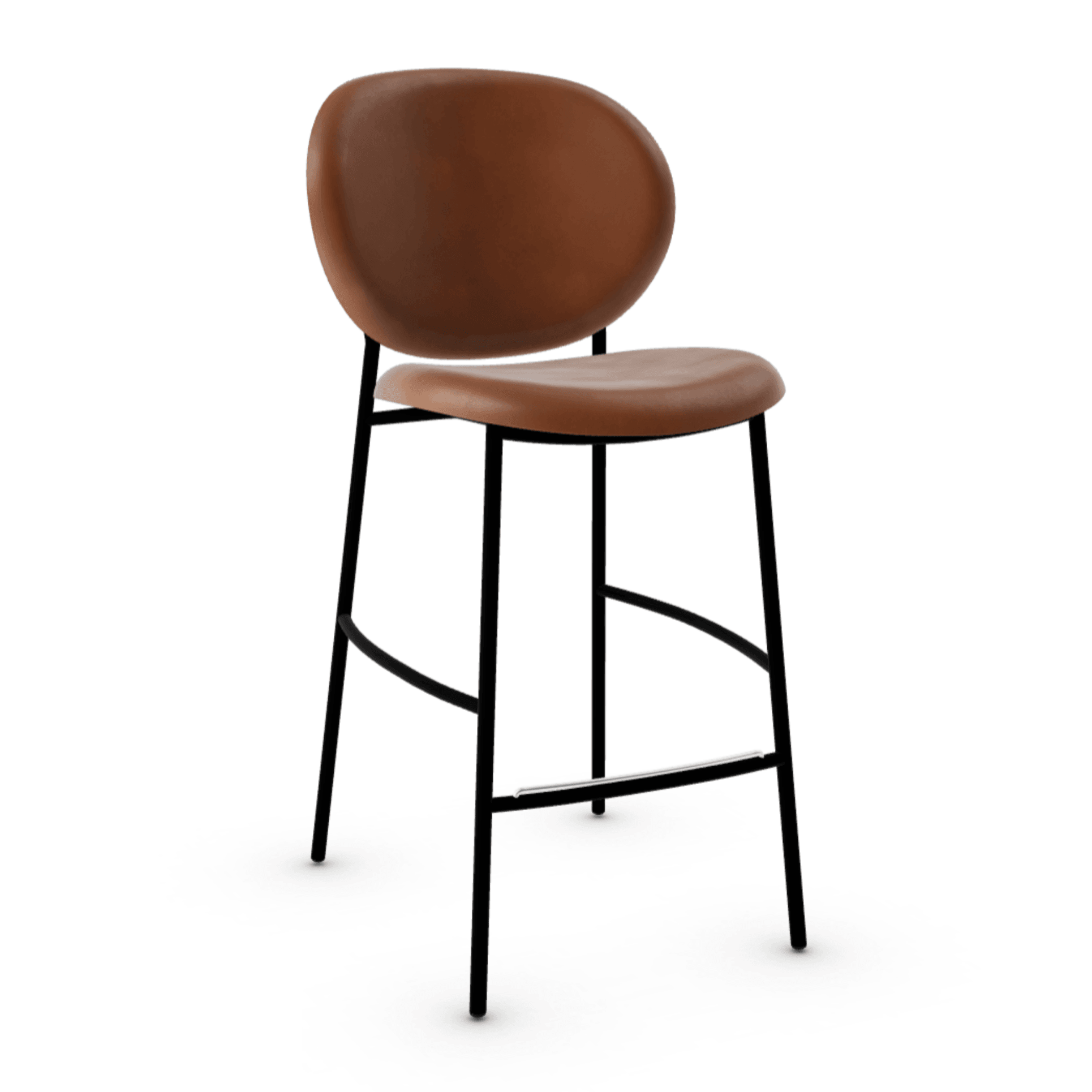 Hoker INÈS brązowy Calligaris matowa czerń   Eye on Design