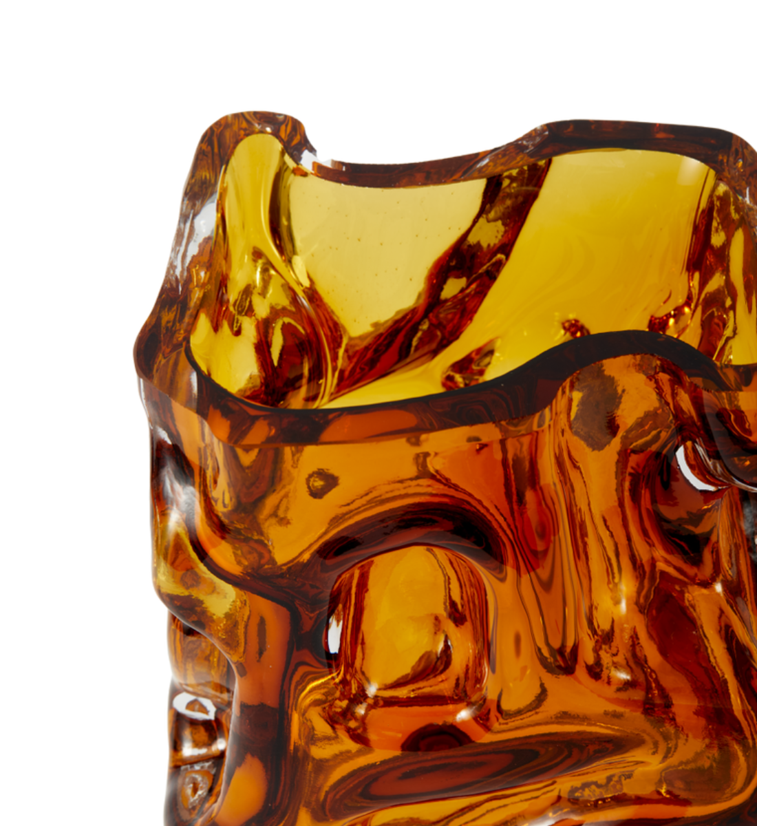 Wazon ICE bursztynowy