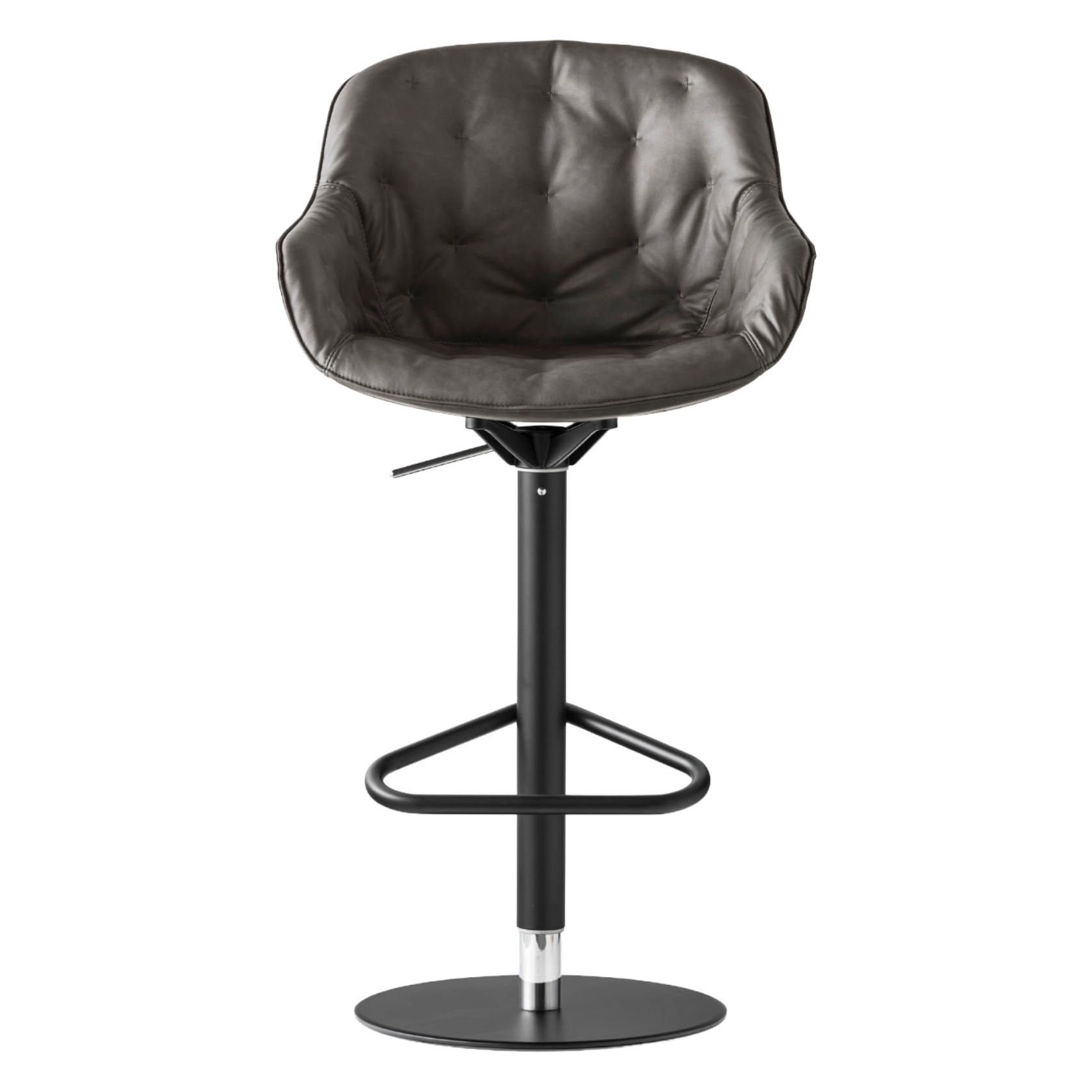 Krzesło barowe IGLOO pikowane tapicerowane