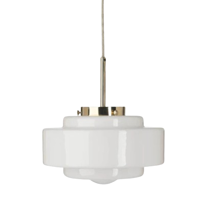 Glass pendant lamps