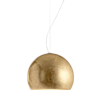 Gold pendant lamps