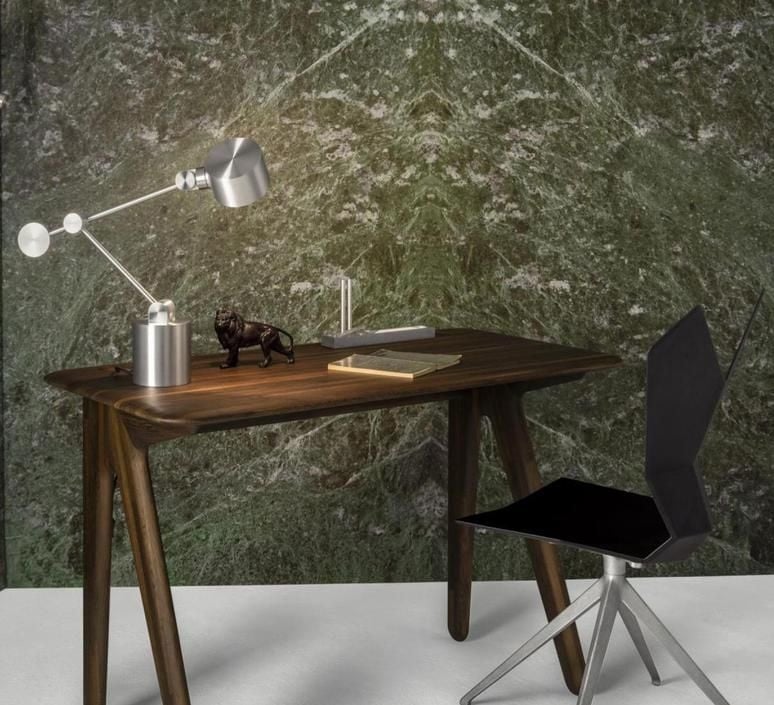 Desk slab black oak wood [Julia] [Coming Soon]