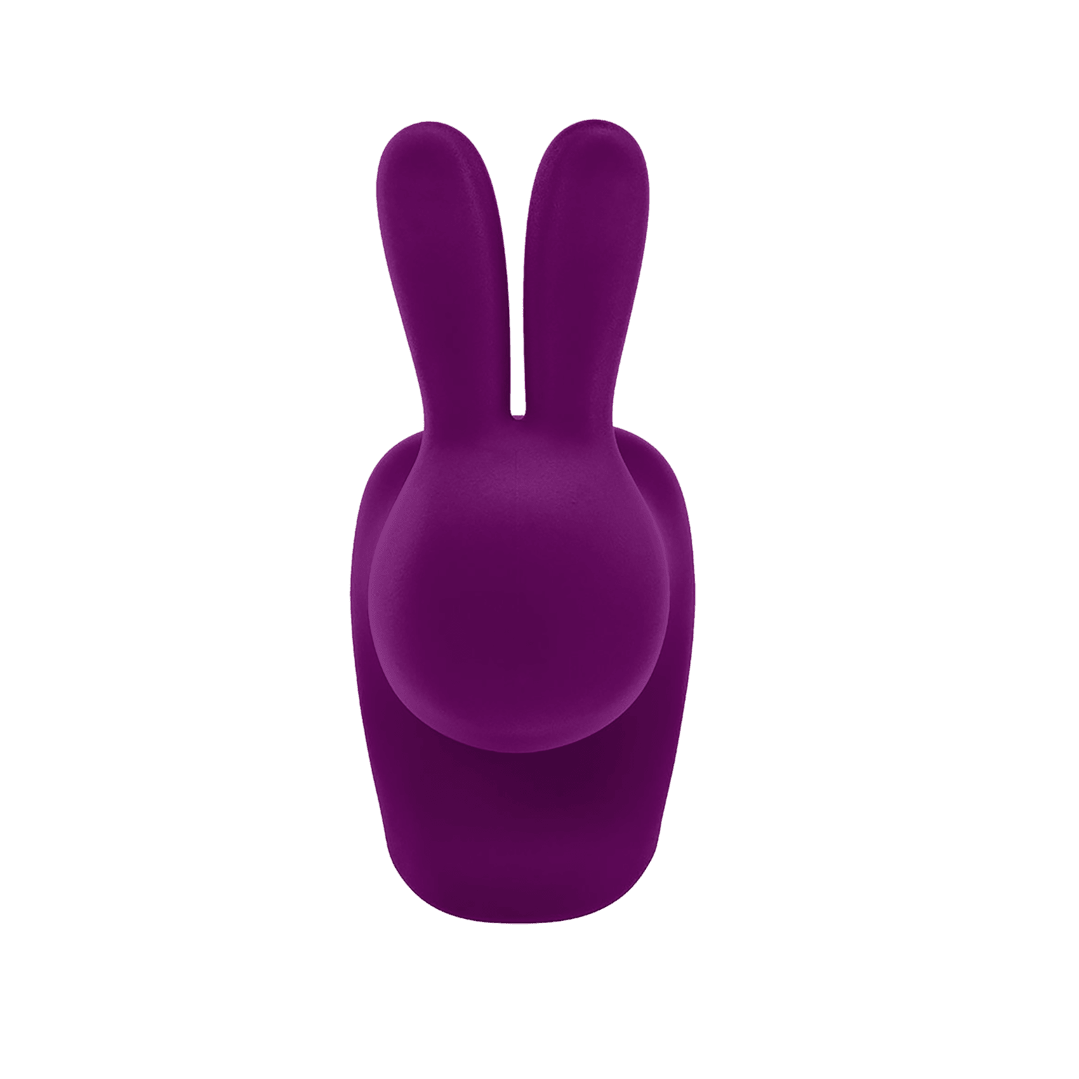 Krzesło BABY RABBIT VELVET fioletowy Qeeboo    Eye on Design
