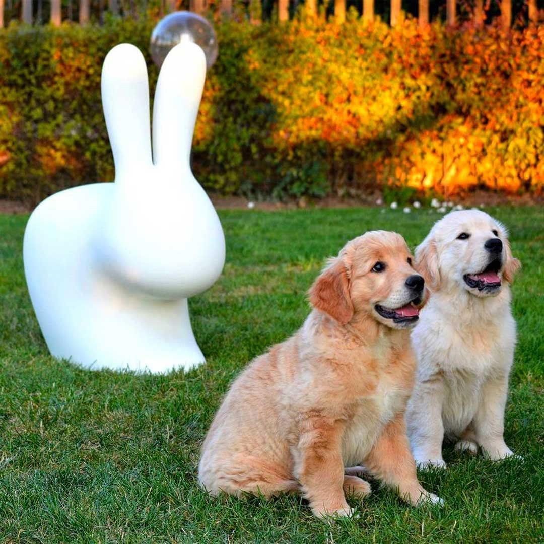 Krzesło RABBIT biały Qeeboo    Eye on Design