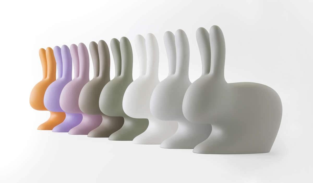 Krzesło RABBIT jasnoniebieski Qeeboo    Eye on Design