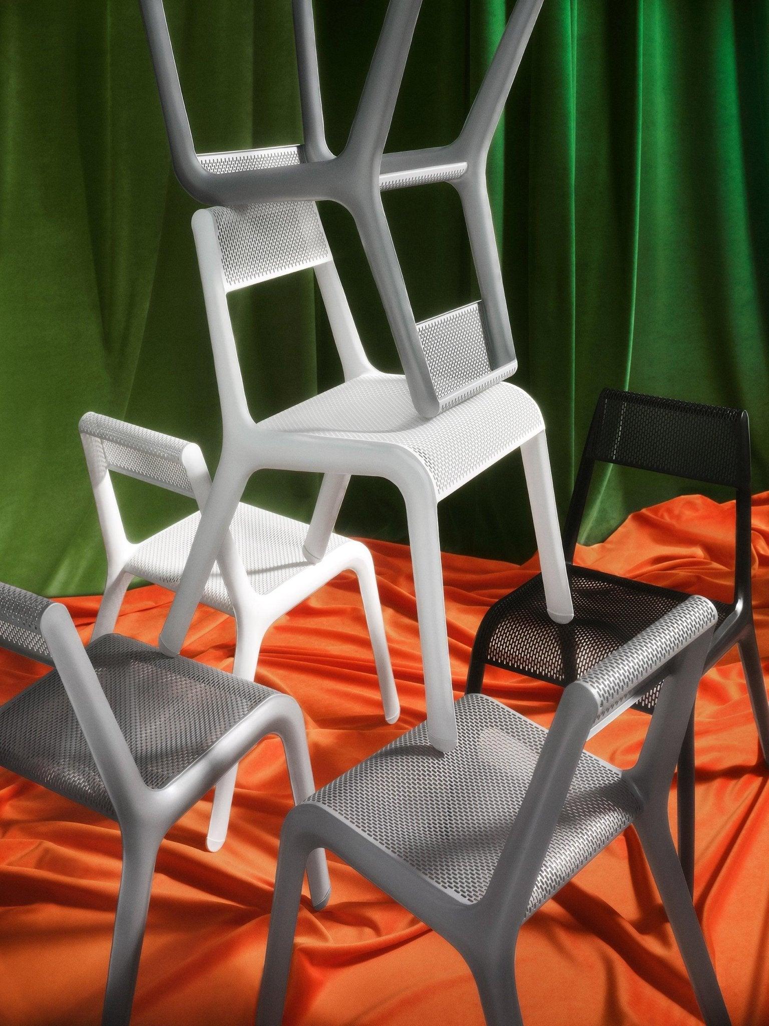 Krzesło ULTRALEGGERA kamienny szary mat Zieta Studio    Eye on Design