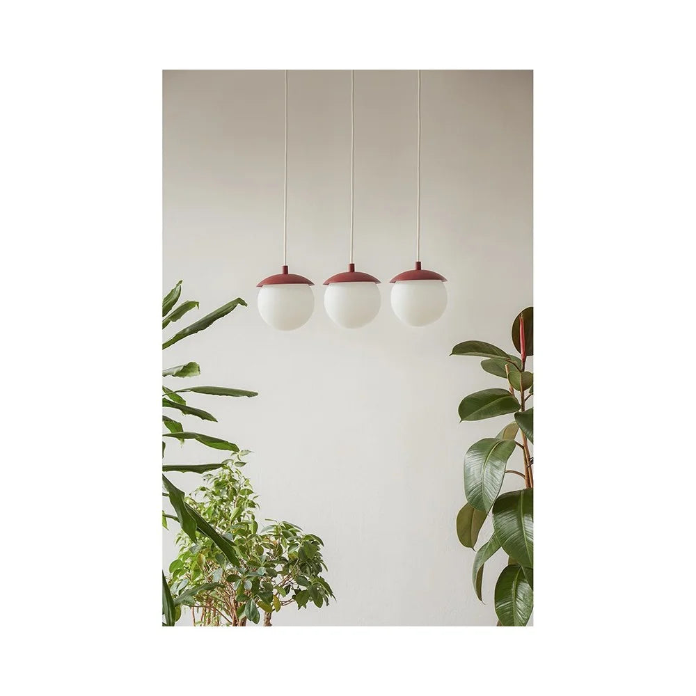 Lampa sufitowa KUUL burgundowy