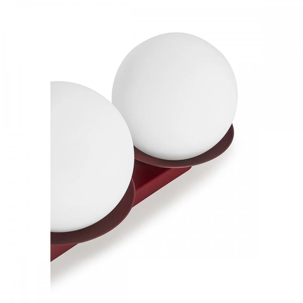 Lampa sufitowa KUUL TRIO burgundowy