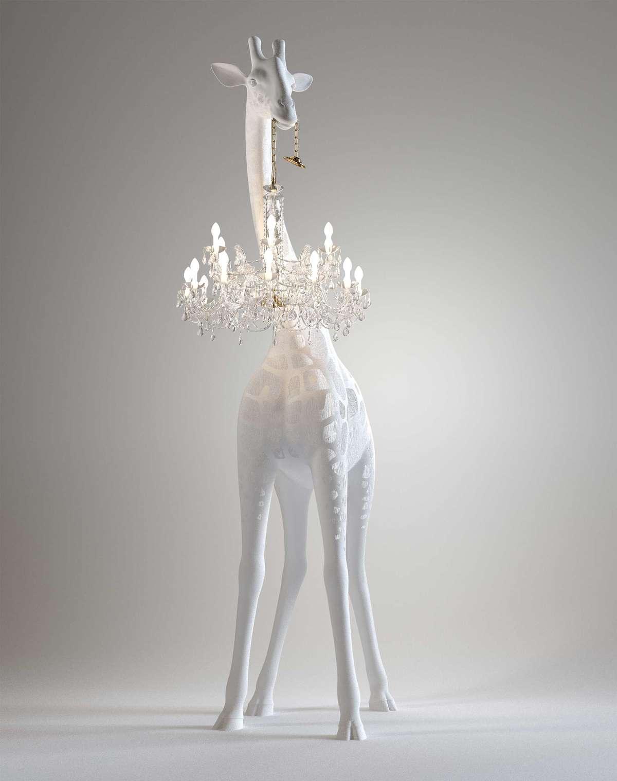 Lampa GIRAFFE IN LOVE M biała Qeeboo    Eye on Design