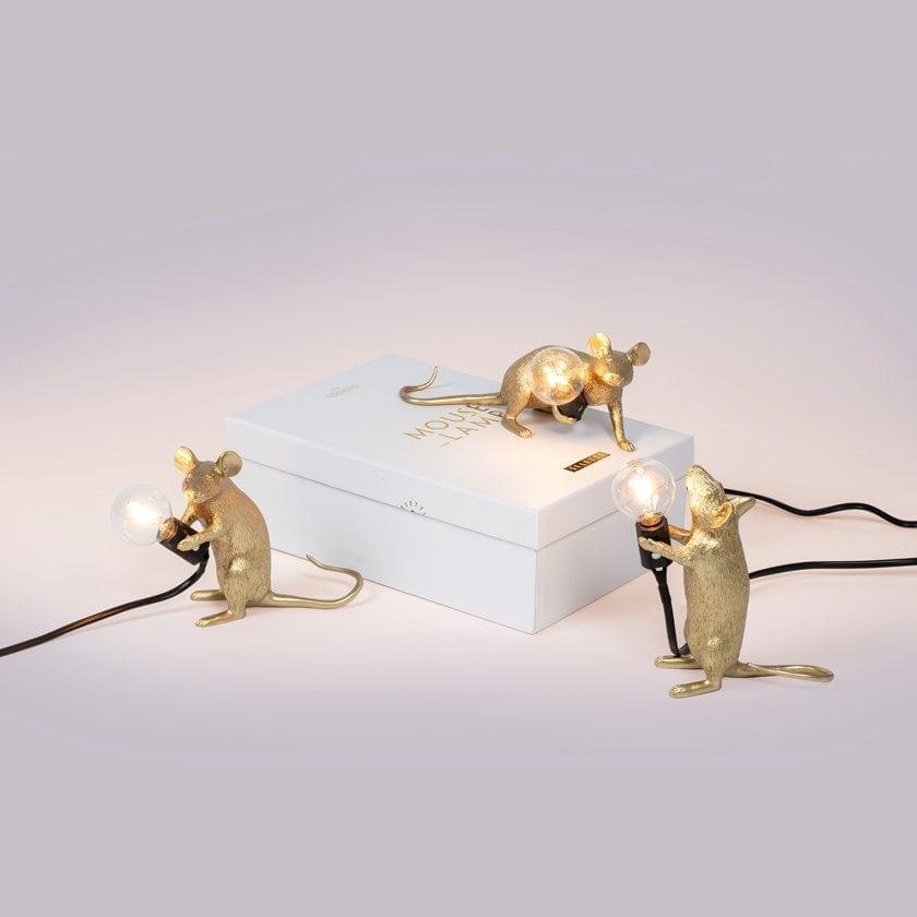 Lampa MOUSE MAC złoty Seletti    Eye on Design