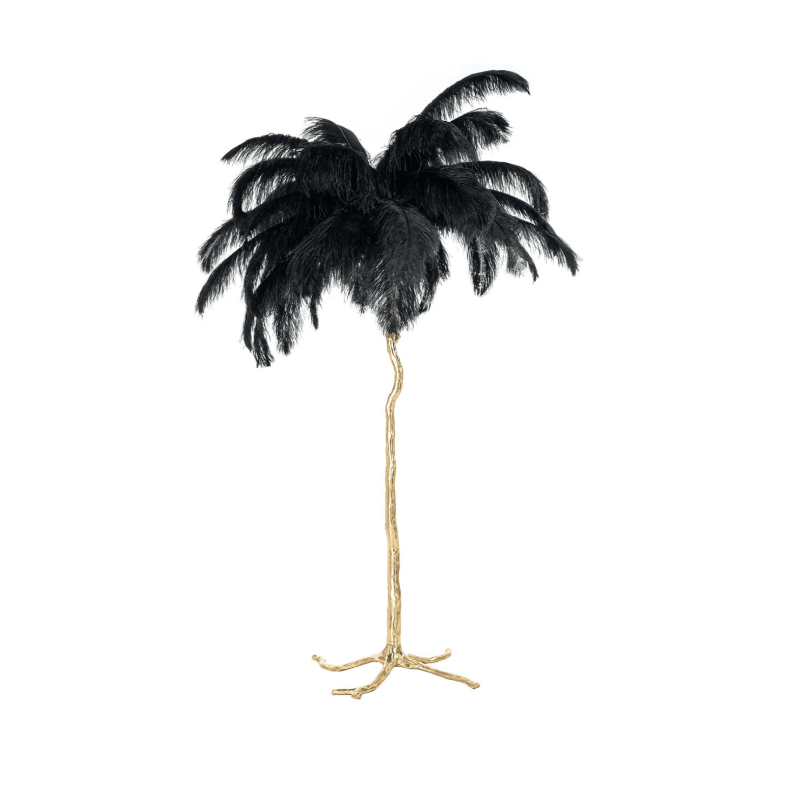 Lampa podłogowa BURLESQUE czarne pióra – Richmond Interiors