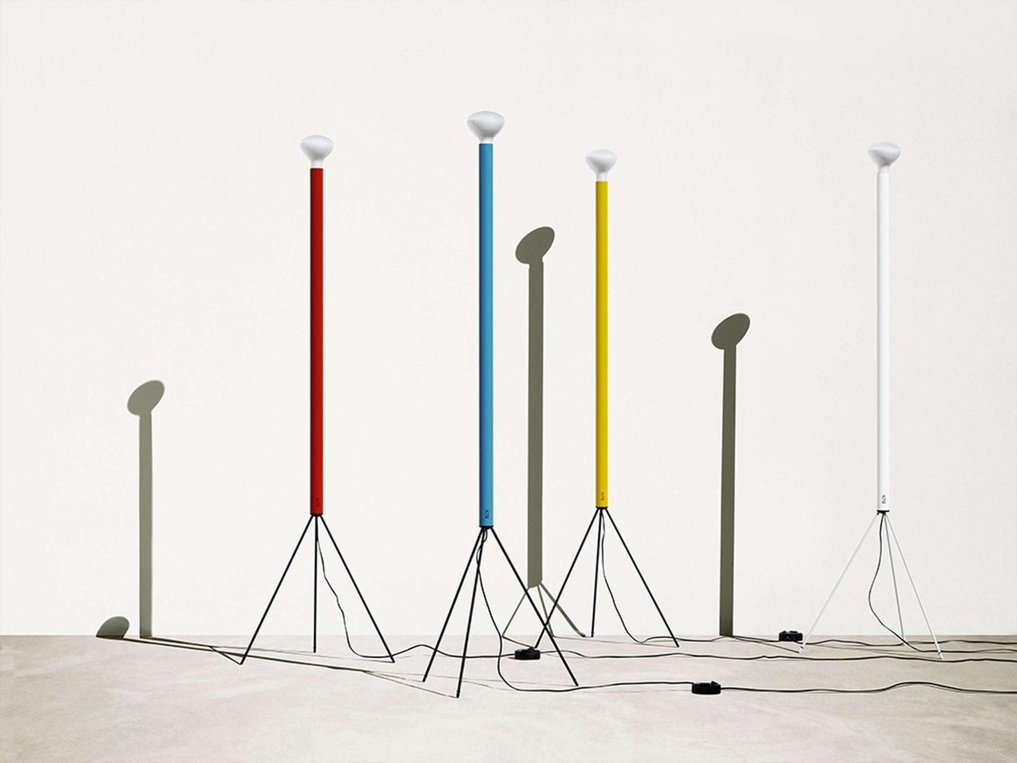 Lampa podłogowa LUMINATOR czerwony Flos    Eye on Design