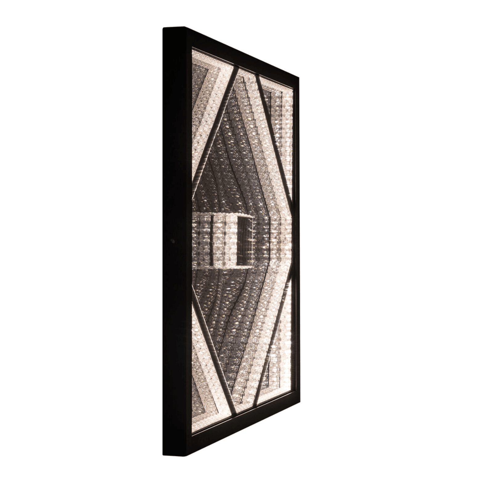 Lampa ścienna FAYEN czarny – szkło