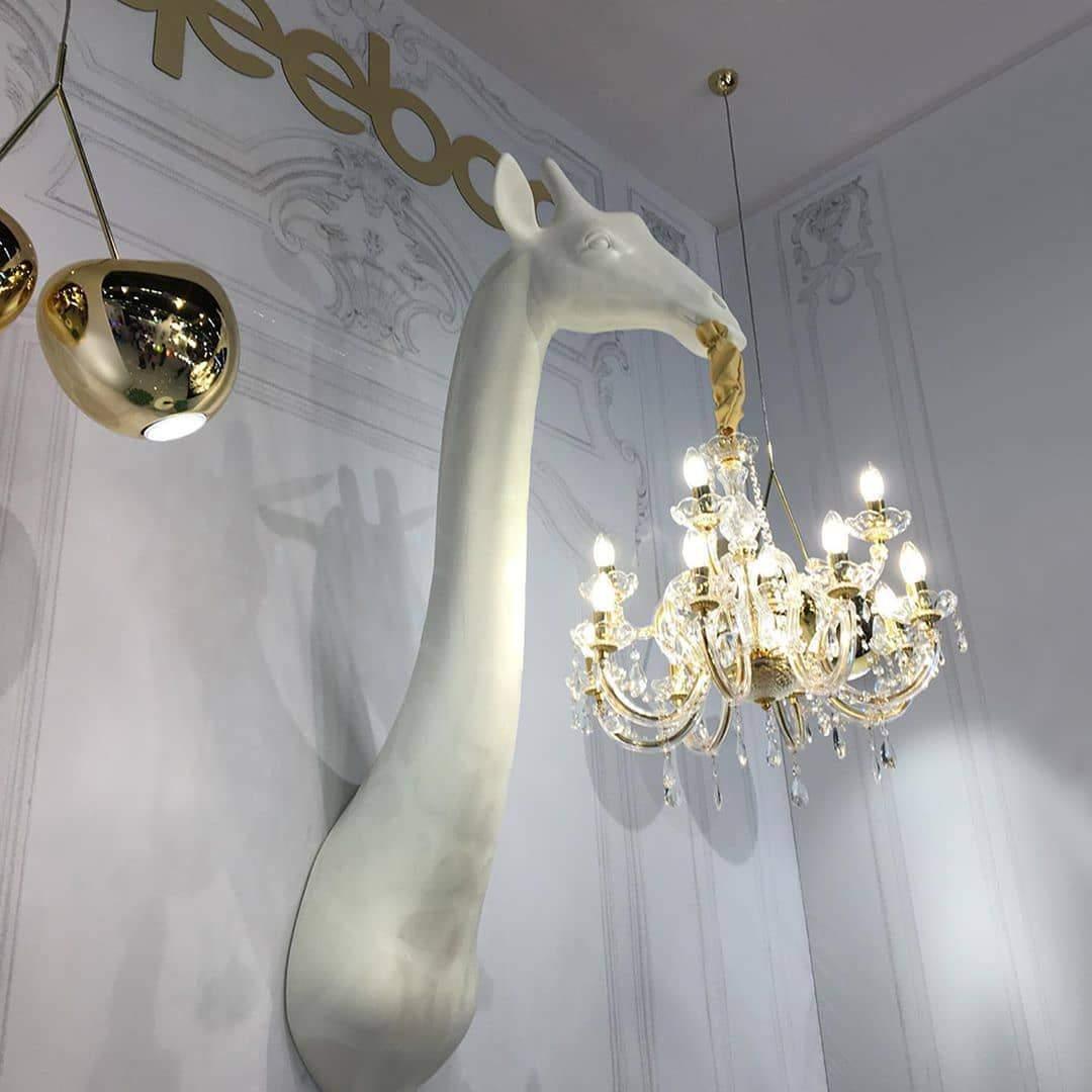 Lampa ścienna GIRAFFE IN LOVE biała Qeeboo    Eye on Design