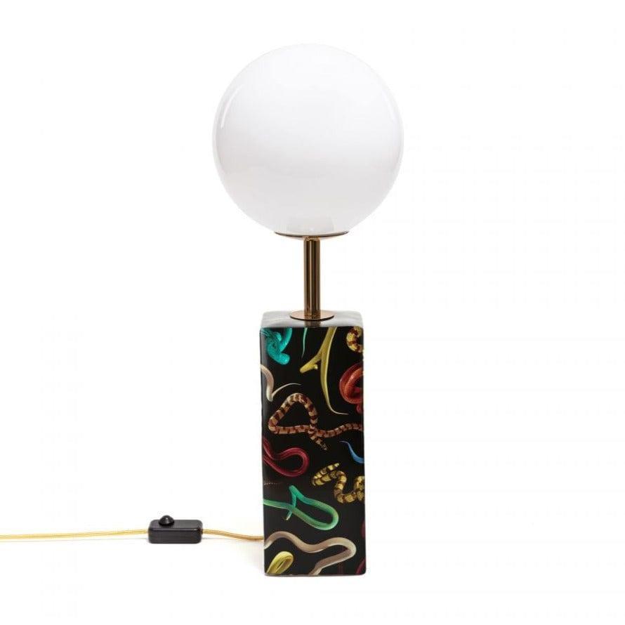 Lampa stołowa SNAKES czarny Seletti    Eye on Design