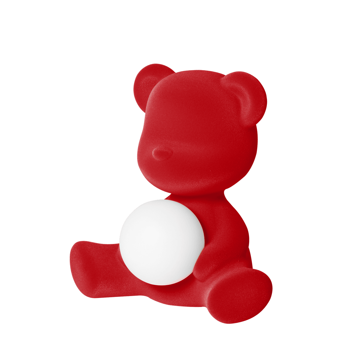 Lampa TEDDY GIRL VELVET czerwona Qeeboo    Eye on Design