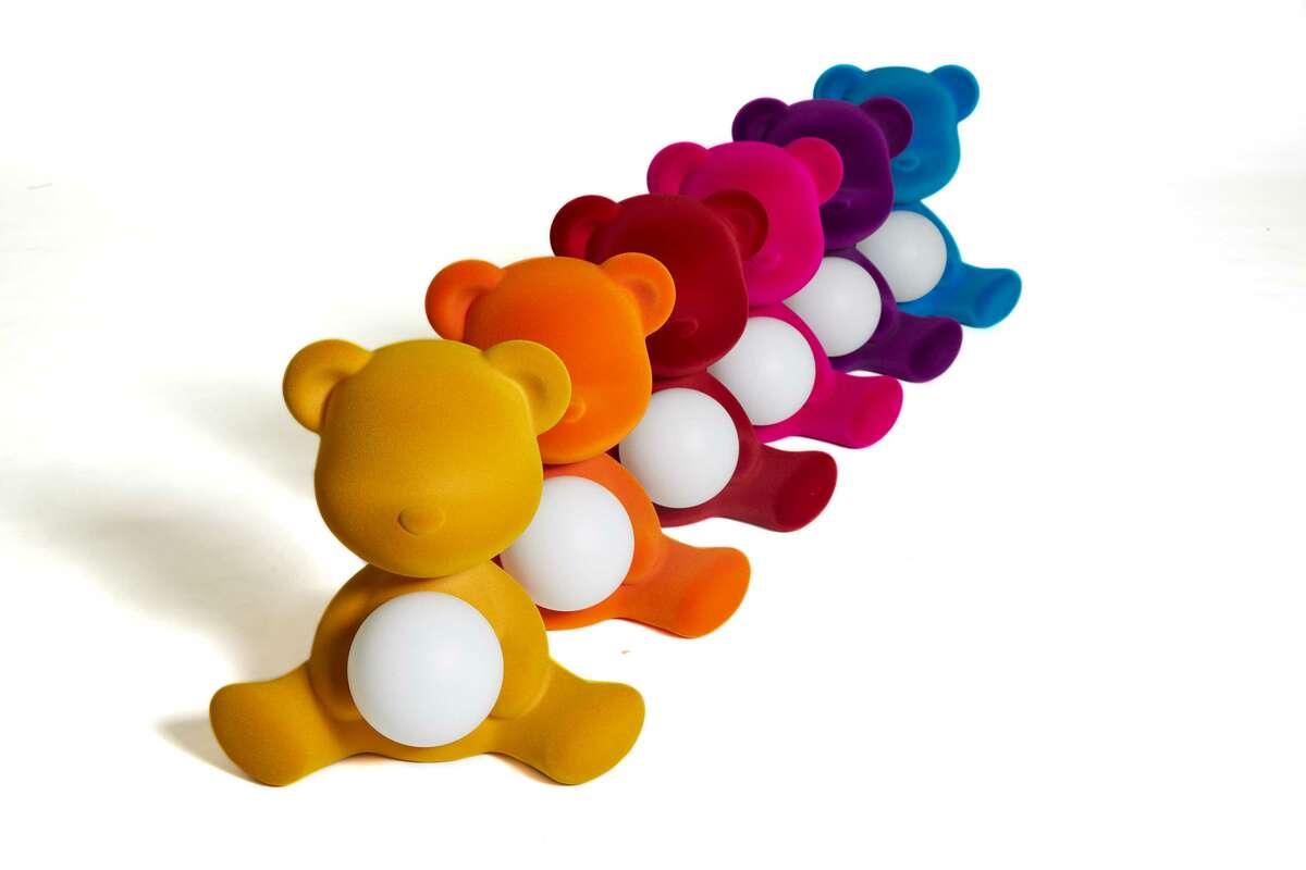 Lampa TEDDY GIRL VELVET czerwona Qeeboo    Eye on Design