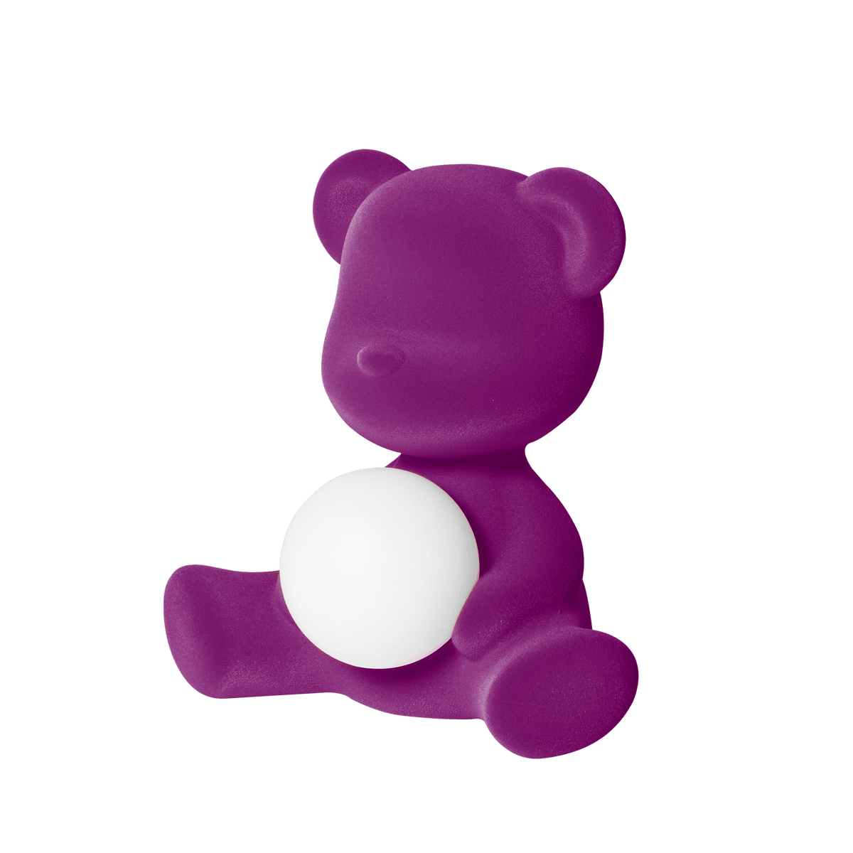Lampa TEDDY GIRL VELVET fioletowa Qeeboo    Eye on Design