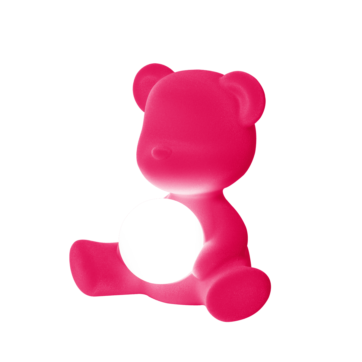 Lampa TEDDY GIRL VELVET fuksja Qeeboo    Eye on Design