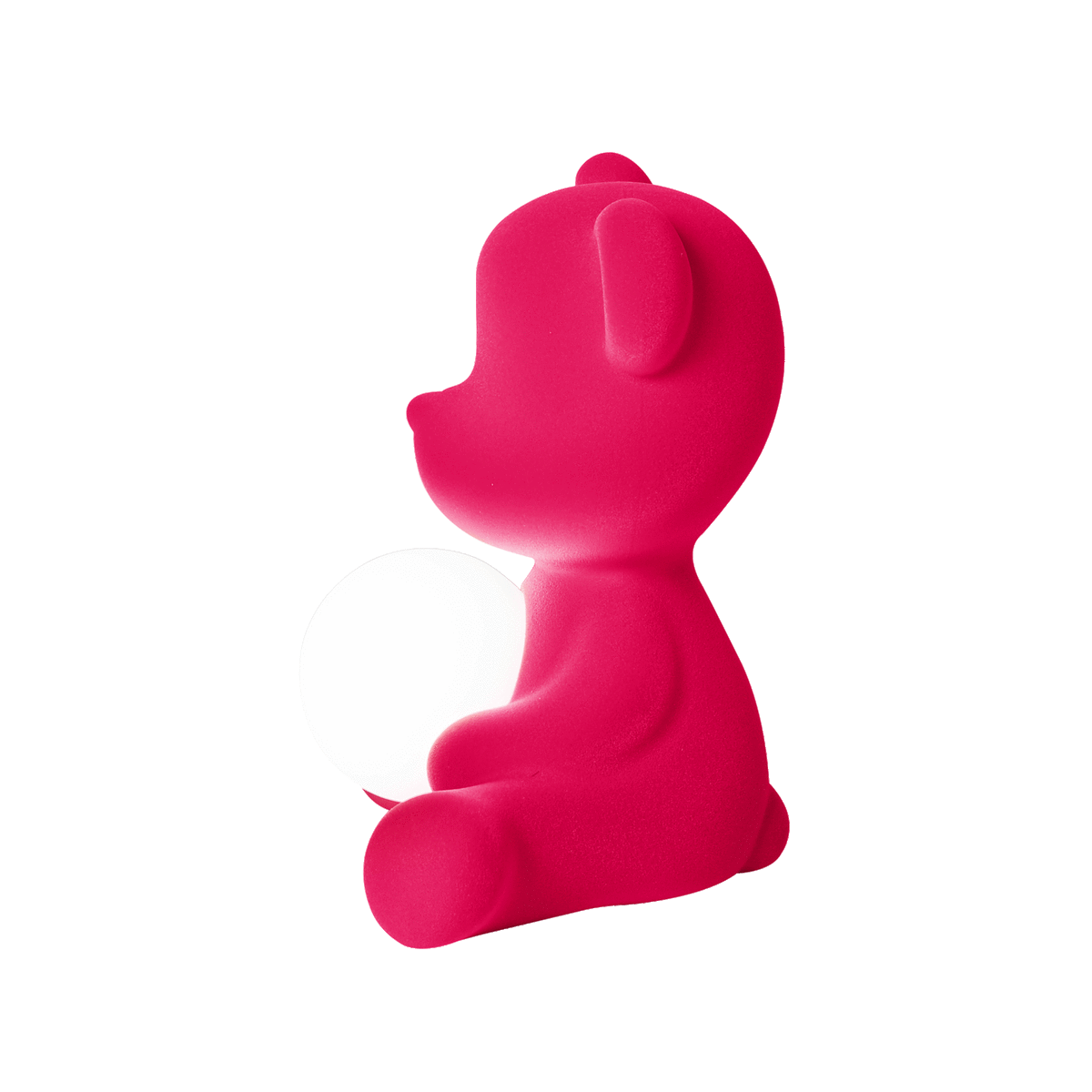 Lampa TEDDY GIRL VELVET fuksja Qeeboo    Eye on Design