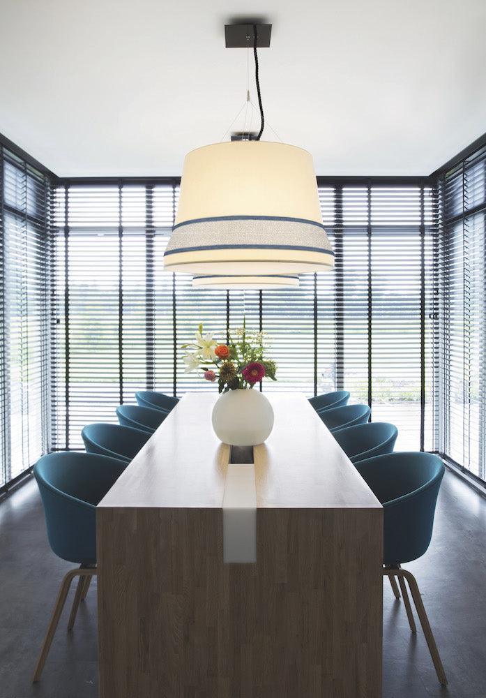 Lampa wisząca AUDREY biały z czarnym wykończeniem Contardi    Eye on Design