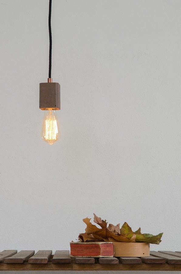 Lampa wisząca KALLA BASIC betonowa Loftlight    Eye on Design