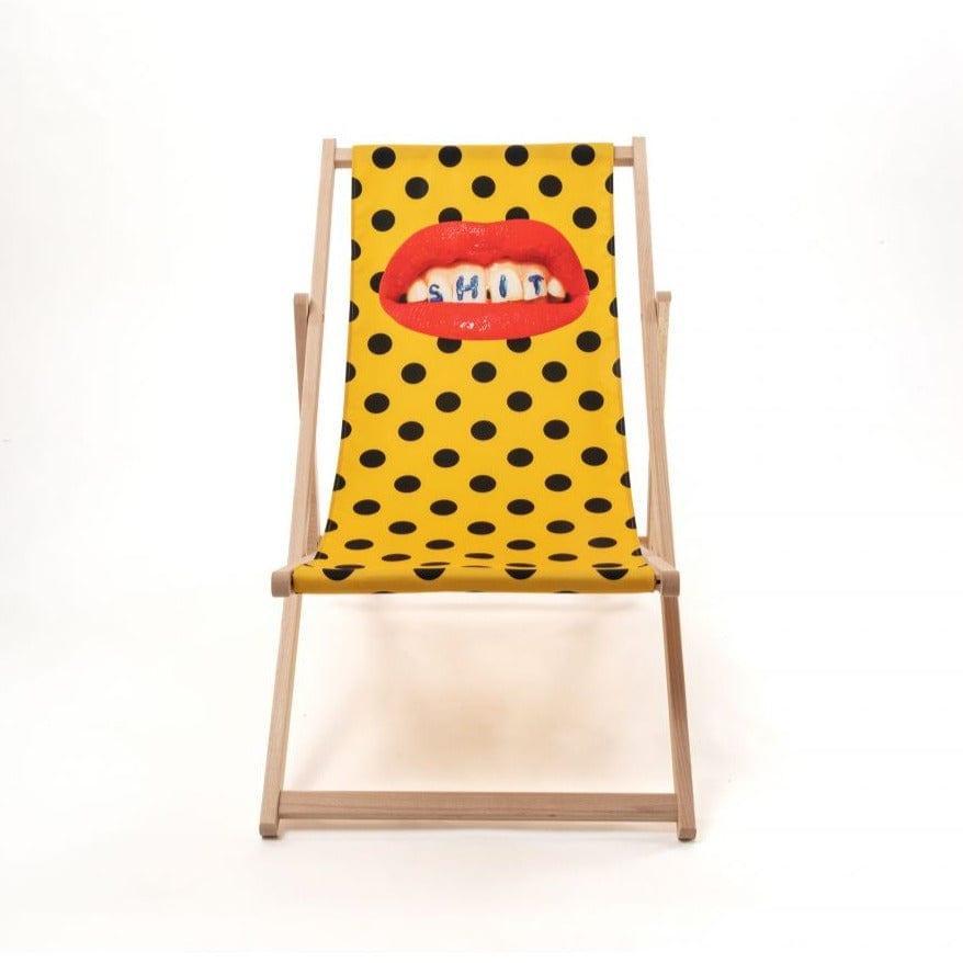 Leżak SHIT żółty Seletti    Eye on Design