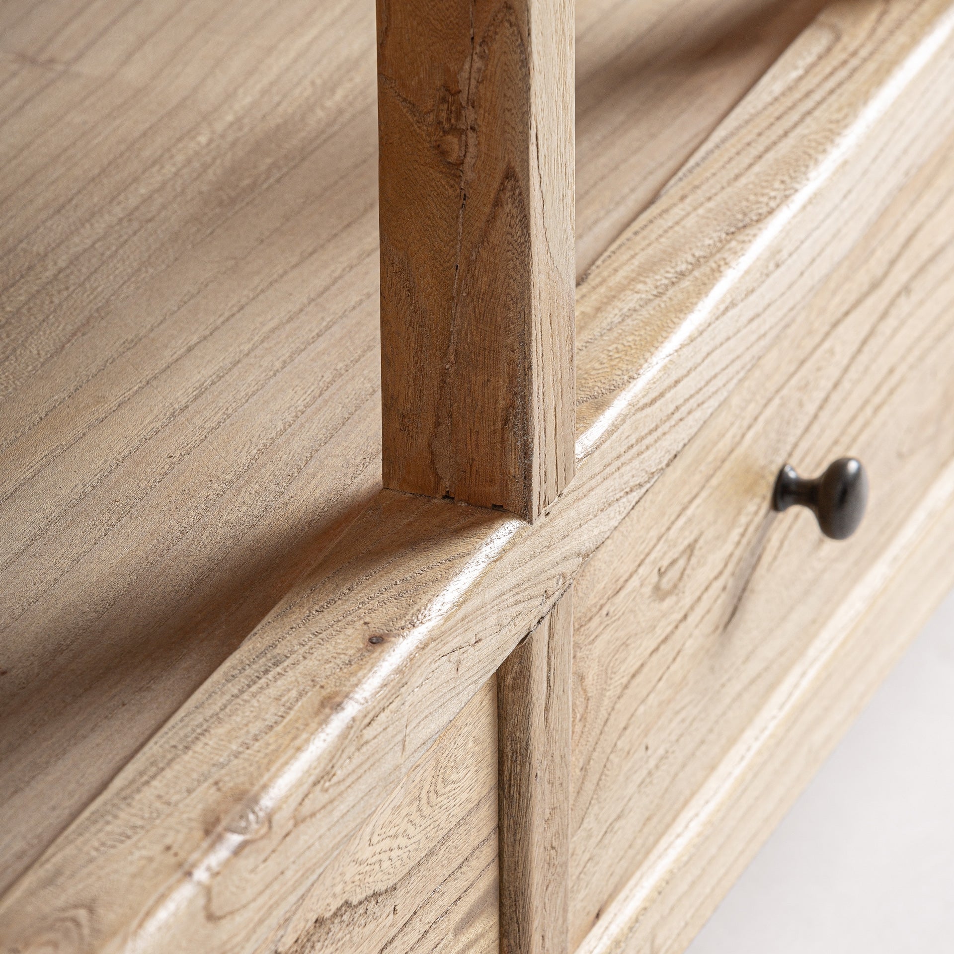 Regał BRECEY drewno z recyklingu