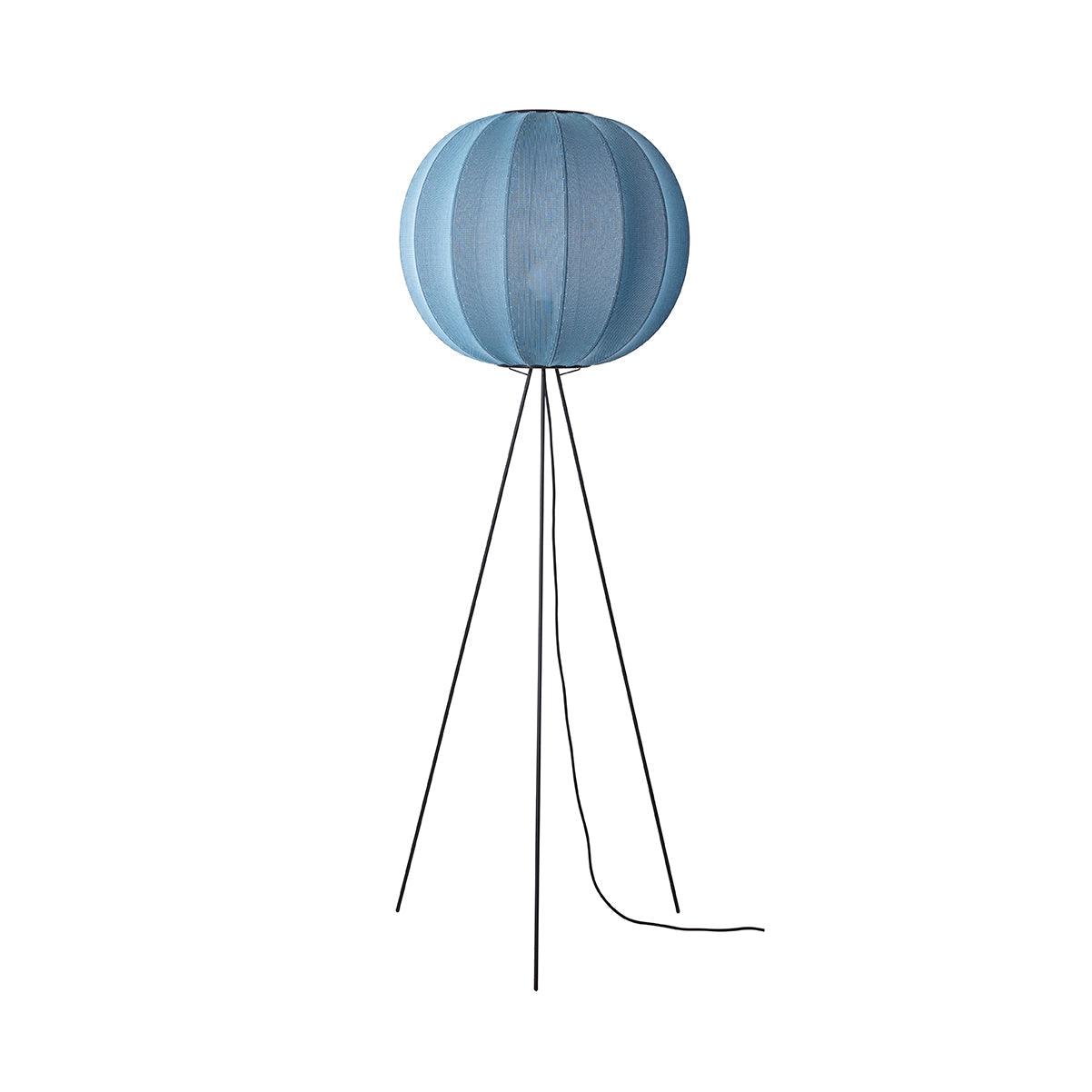 Lampa podłogowa trójnóg wysoka KNIT-WIT niebieski
