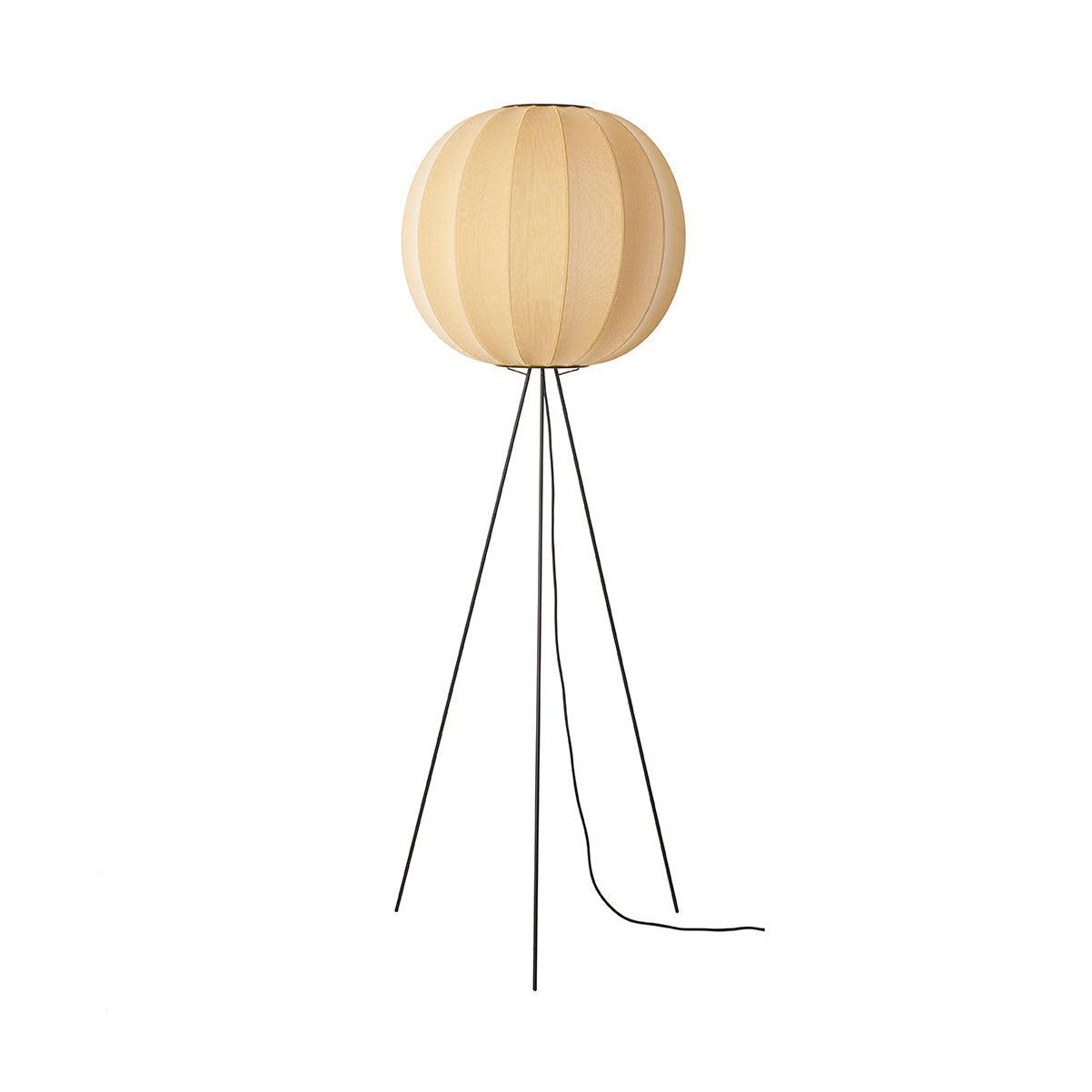 Lampa podłogowa trójnóg wysoka KNIT-WIT żółty