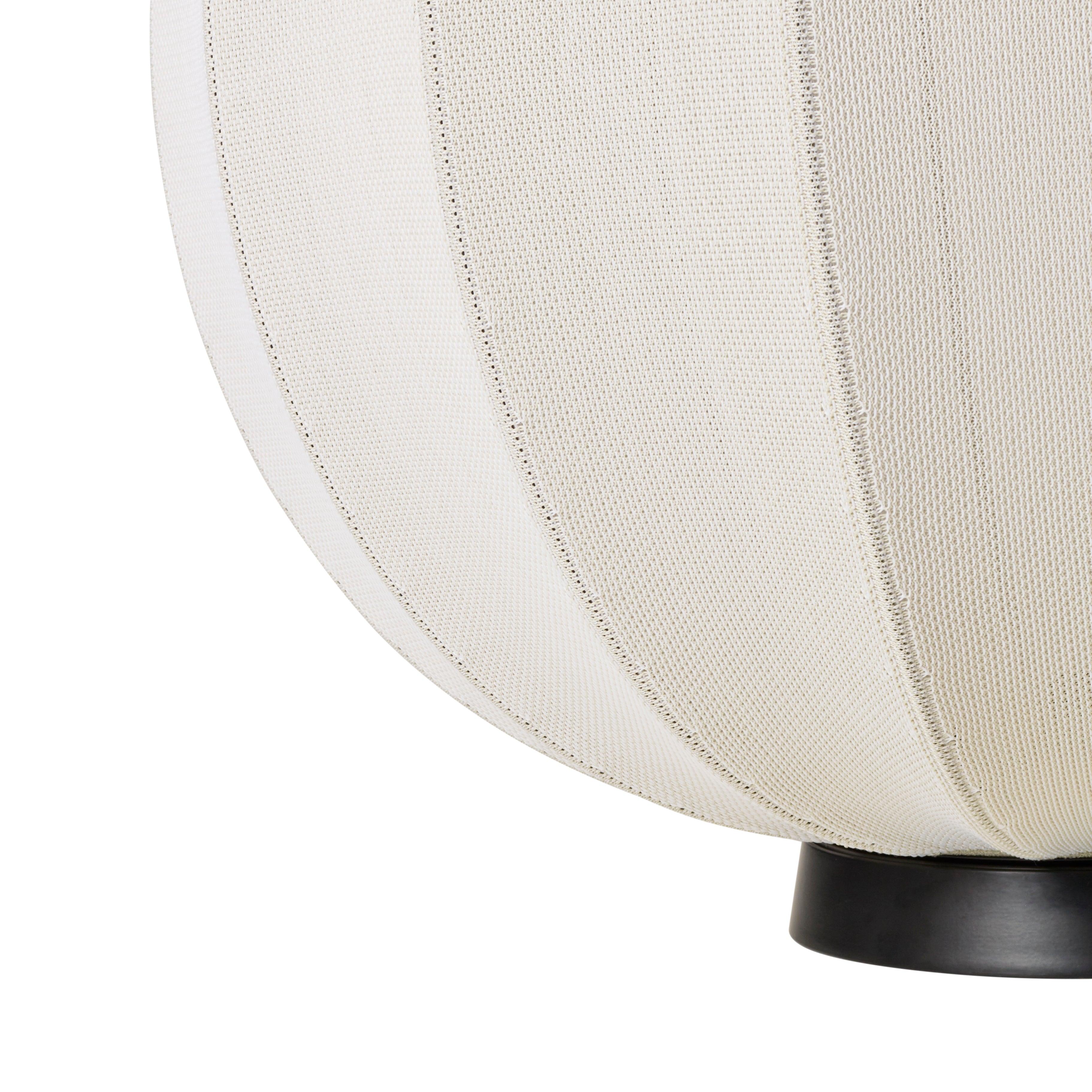 Lampa podłogowa niska KNIT-WIT LEVEL perłowy