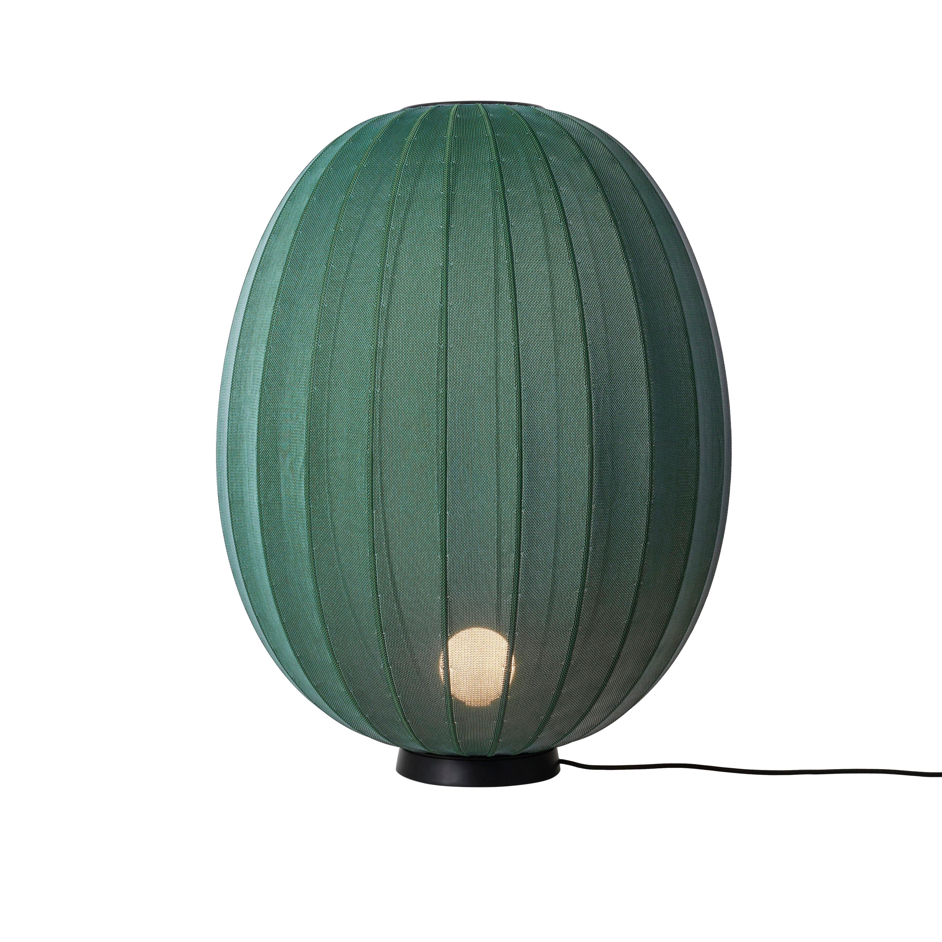 Lampa podłogowa wysoka KNIT-WIT LEVEL zielony