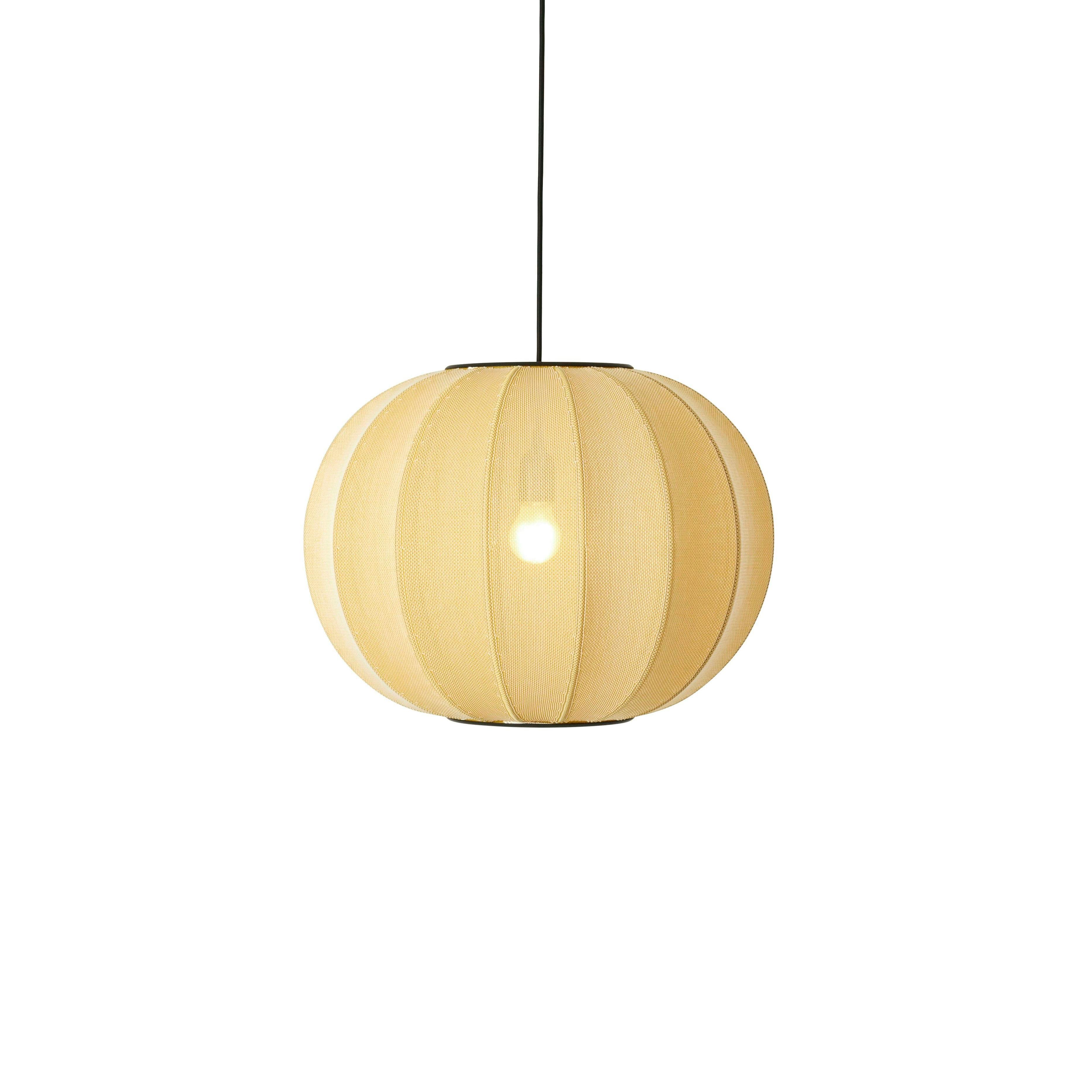 Lampa wisząca KNIT-WIT ROUND żółty