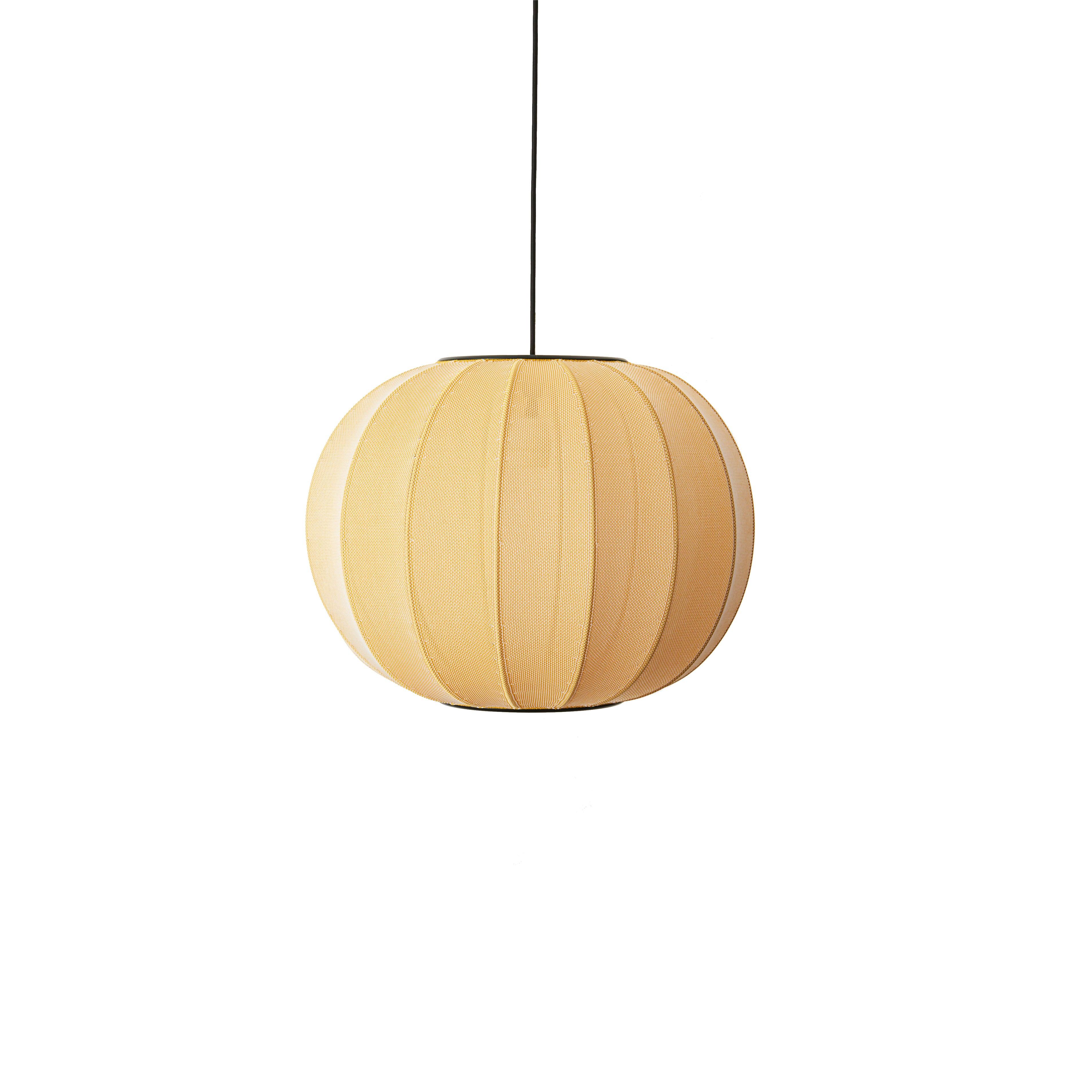 Lampa wisząca KNIT-WIT ROUND żółty