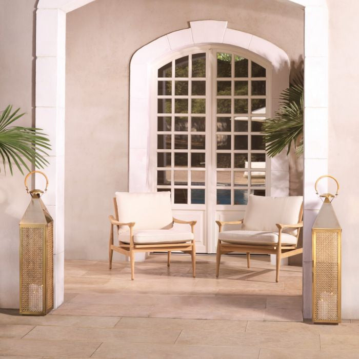 Außenstuhl MANZO gebrochenes Weiß