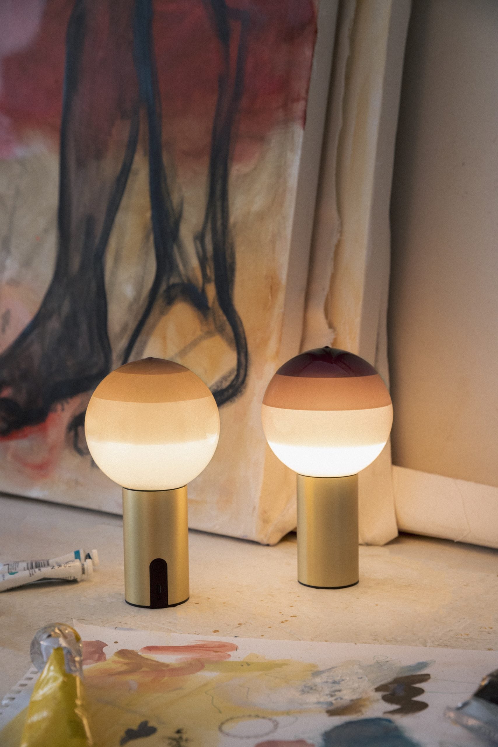 Lampa akumulatorowa DIPPING czekoladowy