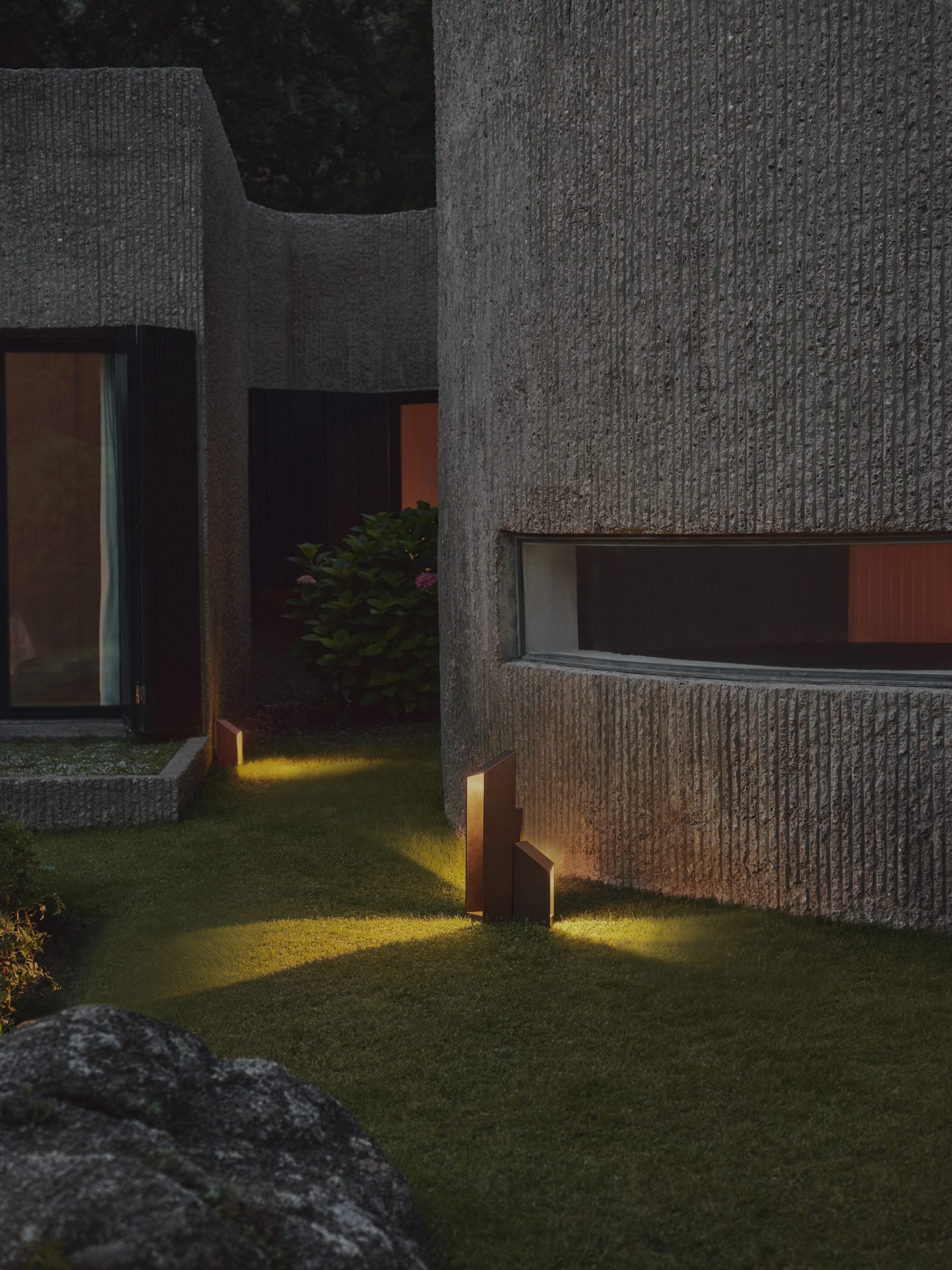 Außenlampe DOMUS braun