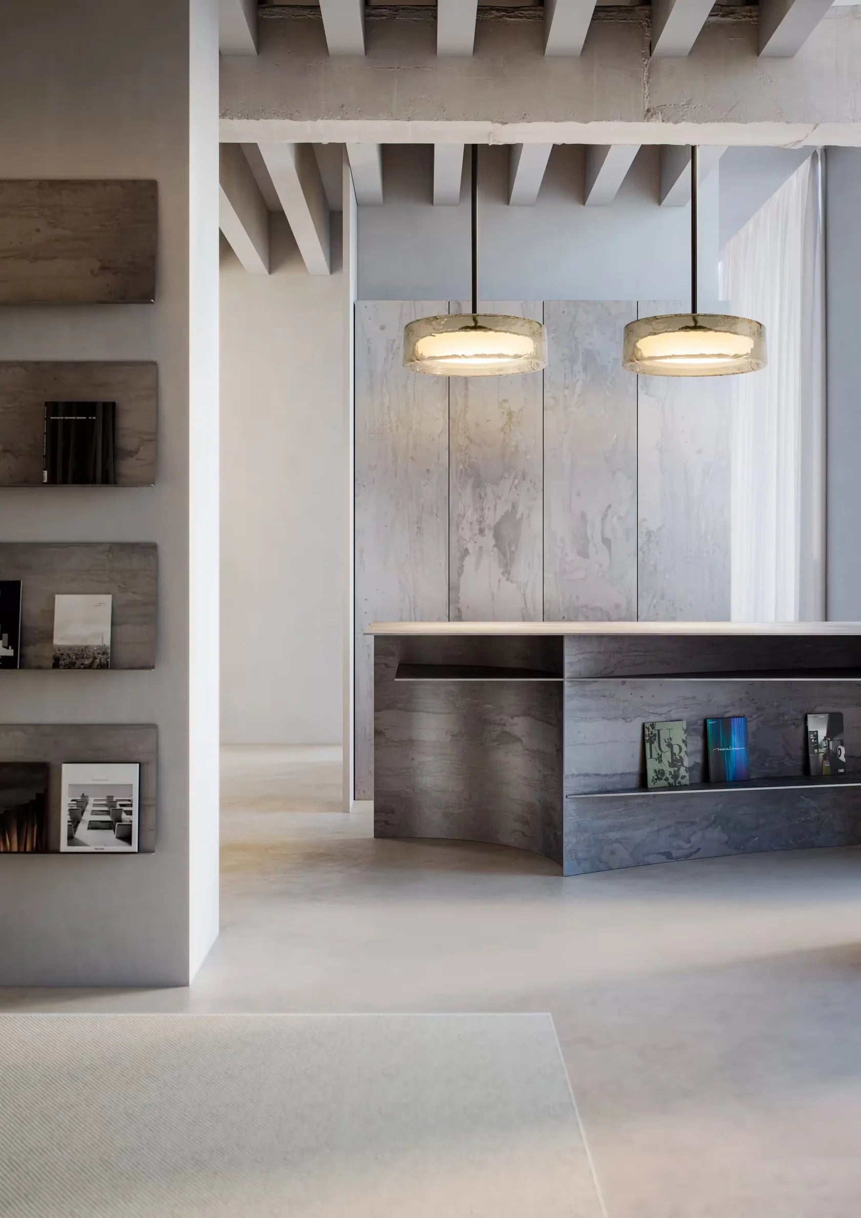 Lampa wisząca RINGO jasnoszary