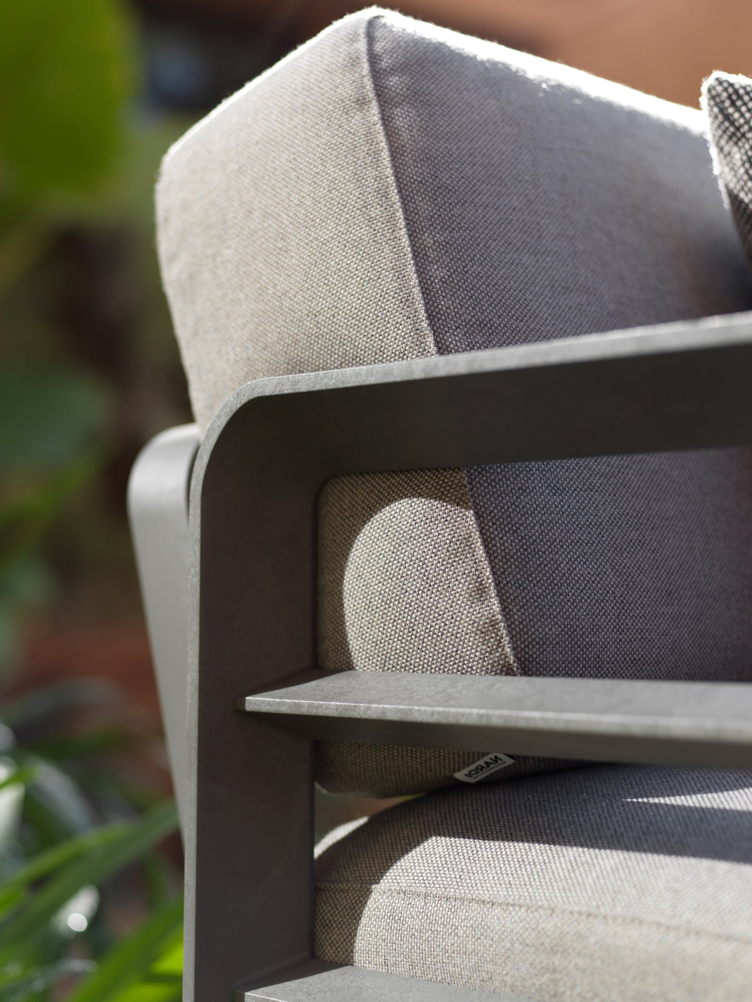 MAXIMO 5 Pearl Modular Outdoor Corner Sofa with Graphite Base