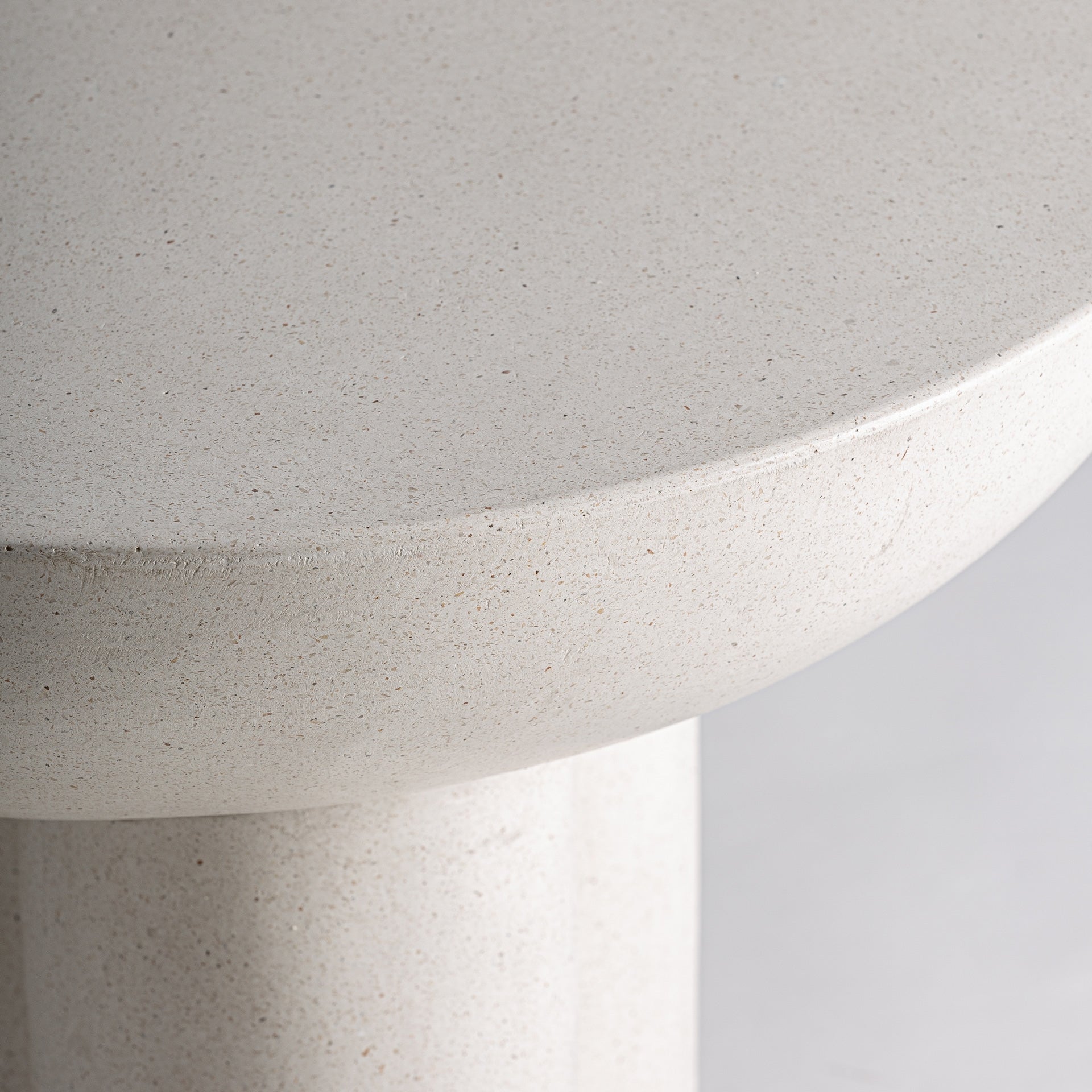 BROICH Side Table Cream Terrazzo